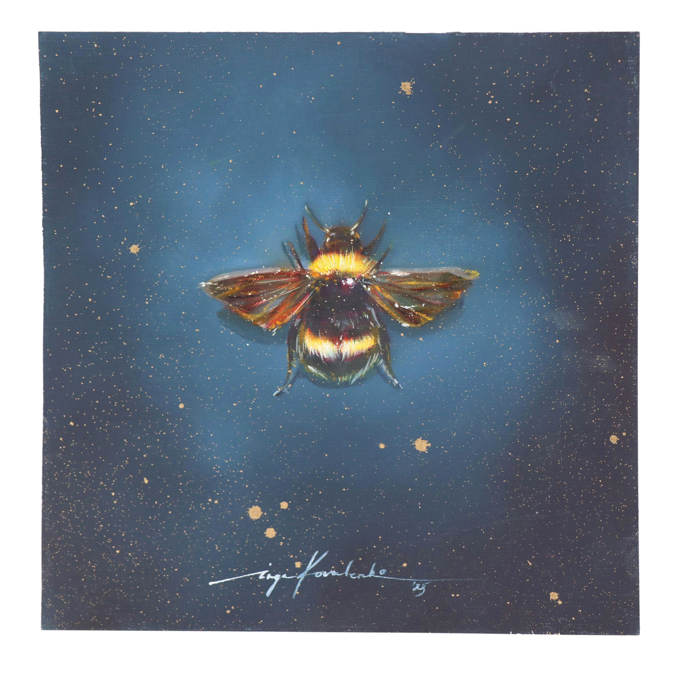Inga Kovalenko Oil Painting of Bee, 2025