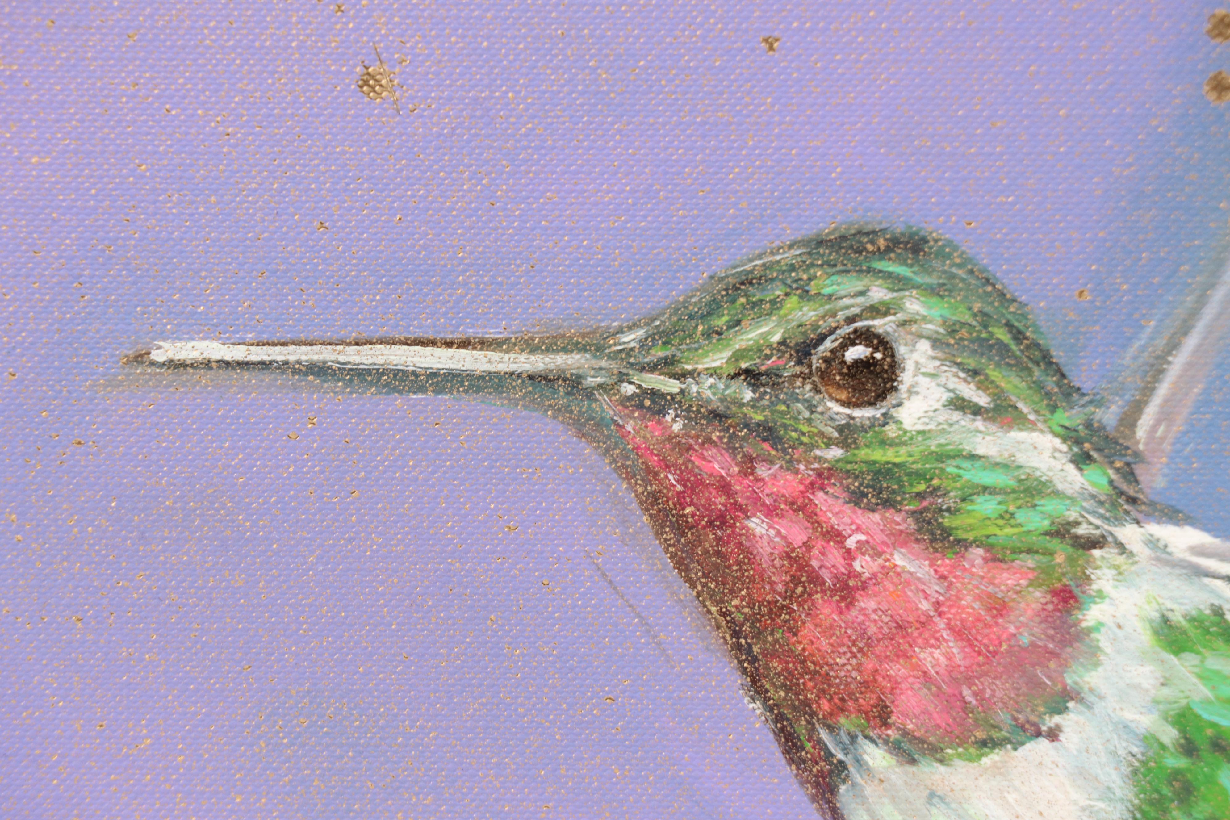 Inga Kovalenko Oil Painting of Hummingbird, 2025