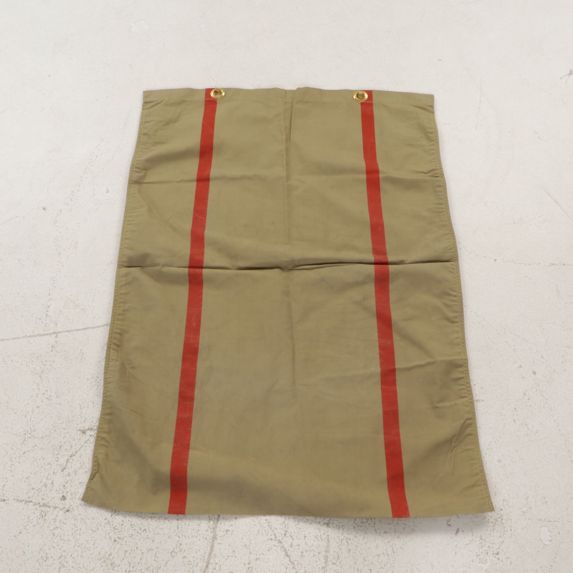 Japanese Canvas Mail Sack with Bradley Travel Alarm Clock and Pocket Knife