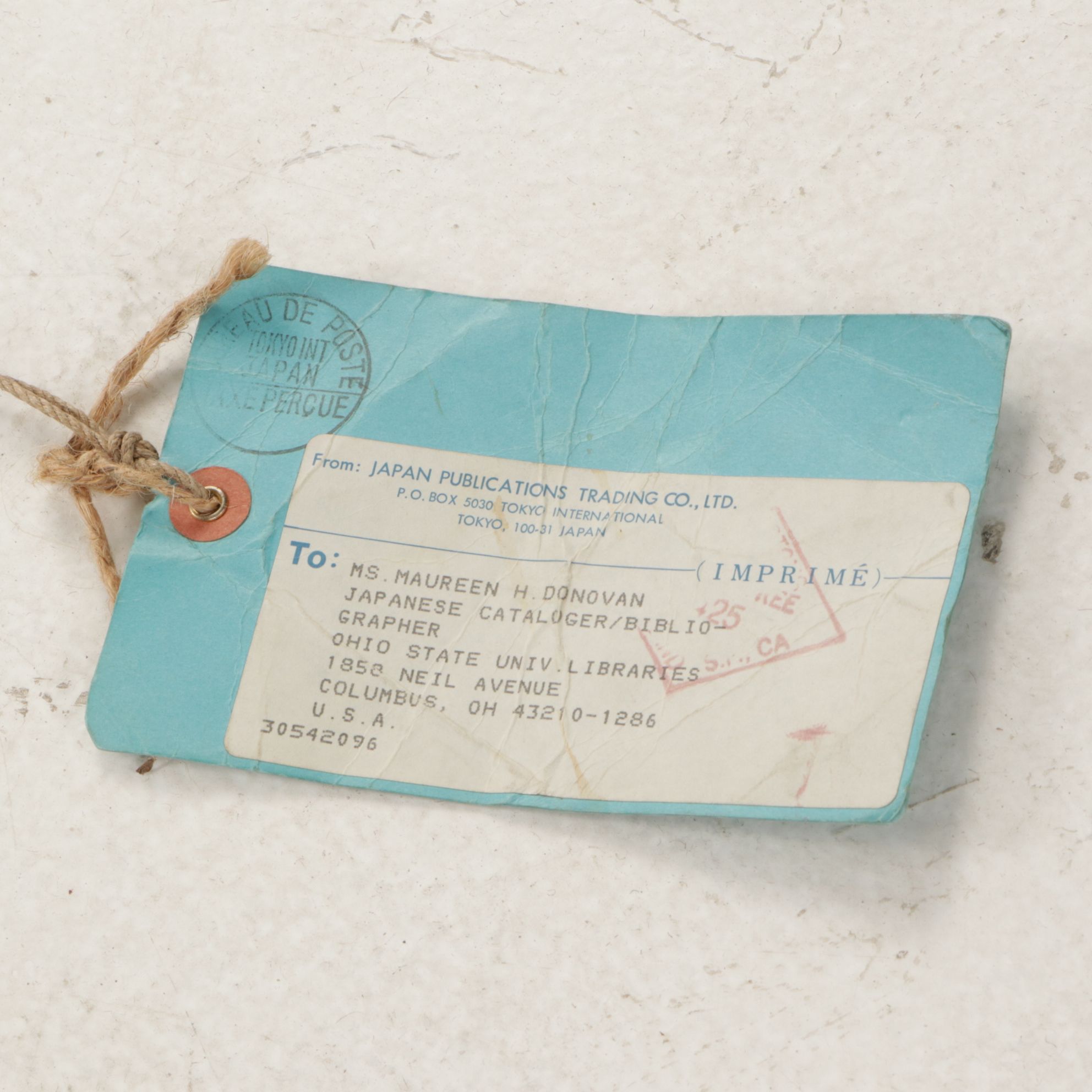 Japanese Canvas Mail Sack with Bradley Travel Alarm Clock and Pocket Knife