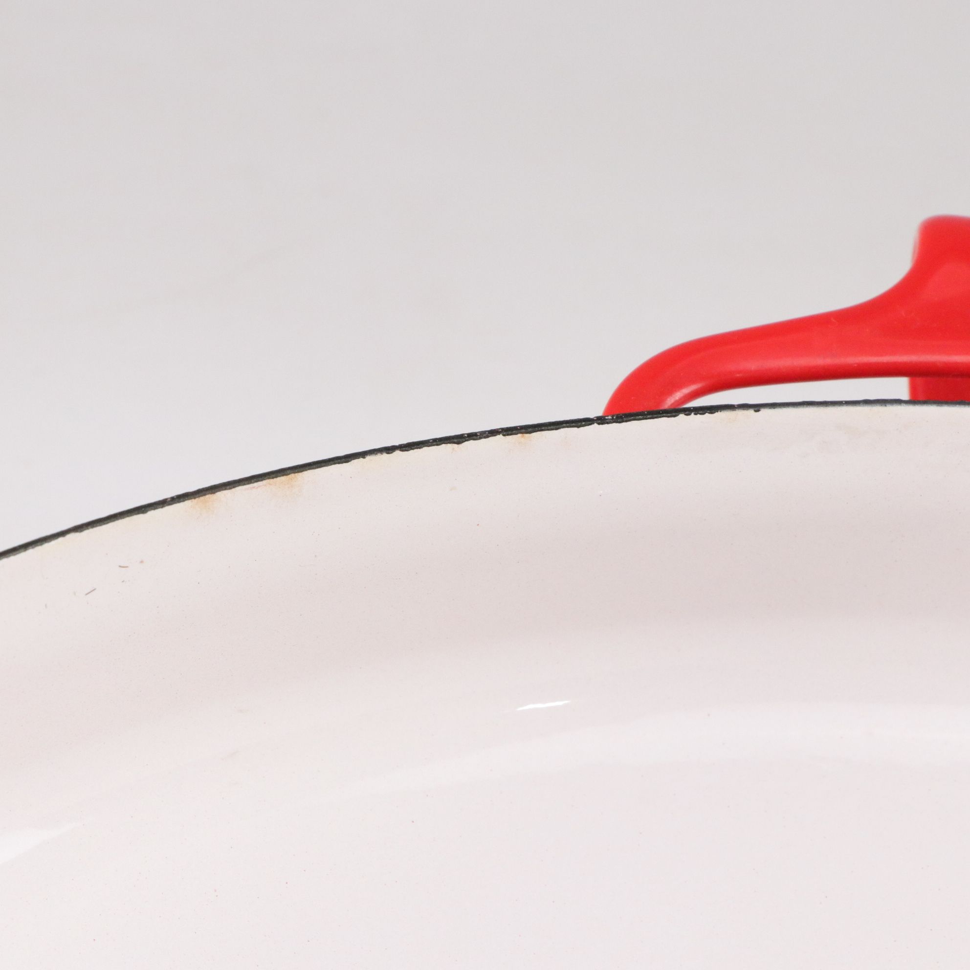 Dansk Red Enamel Købenstyle Paella Pan