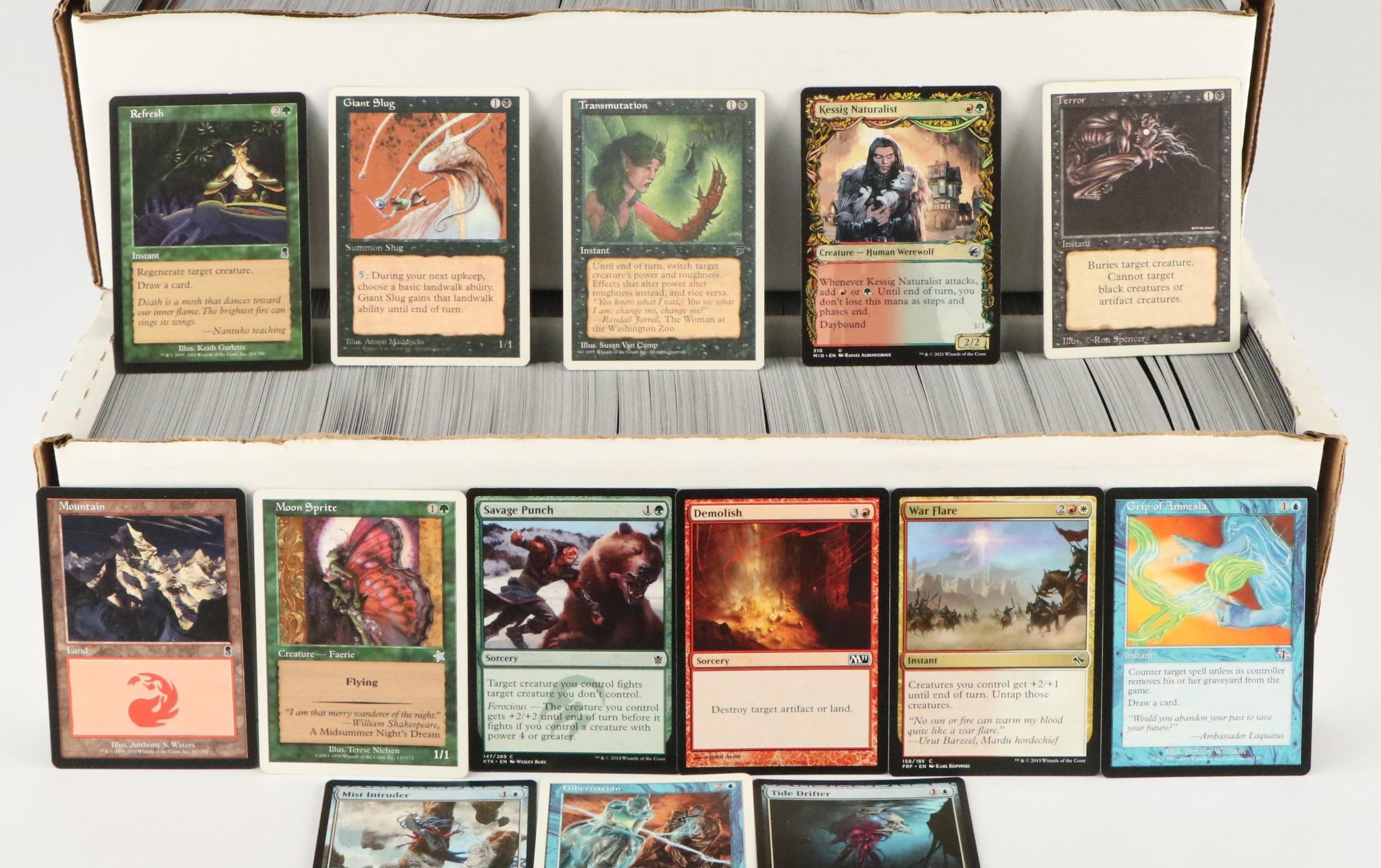 Magic: The Gathering Trading Cards with Storage Boxes, 1990s-2020s