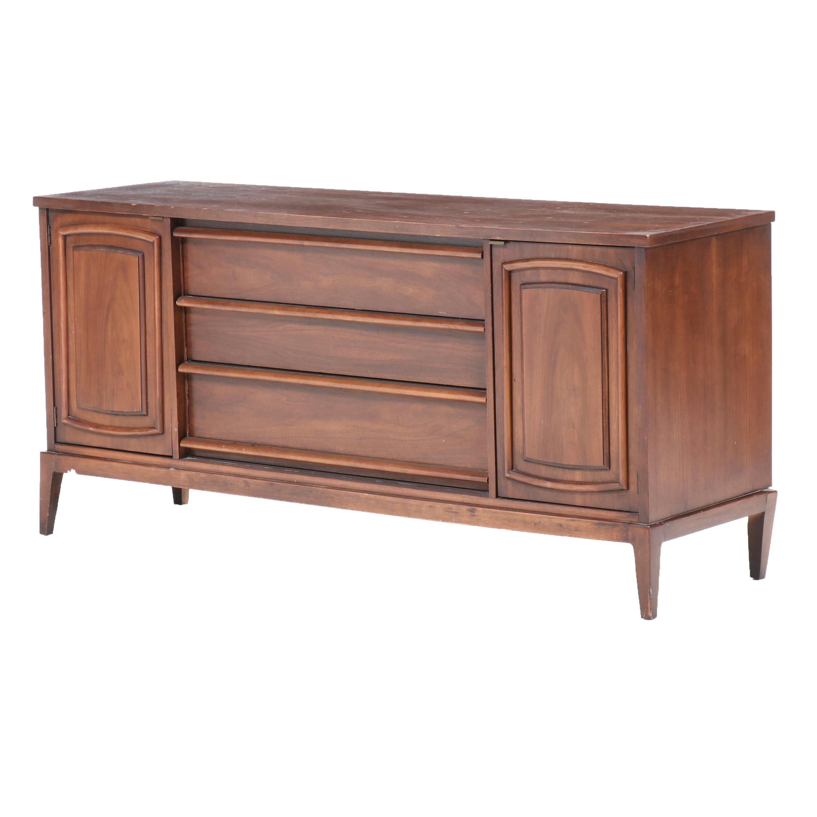 Mid Century Modern Walnut Credenza