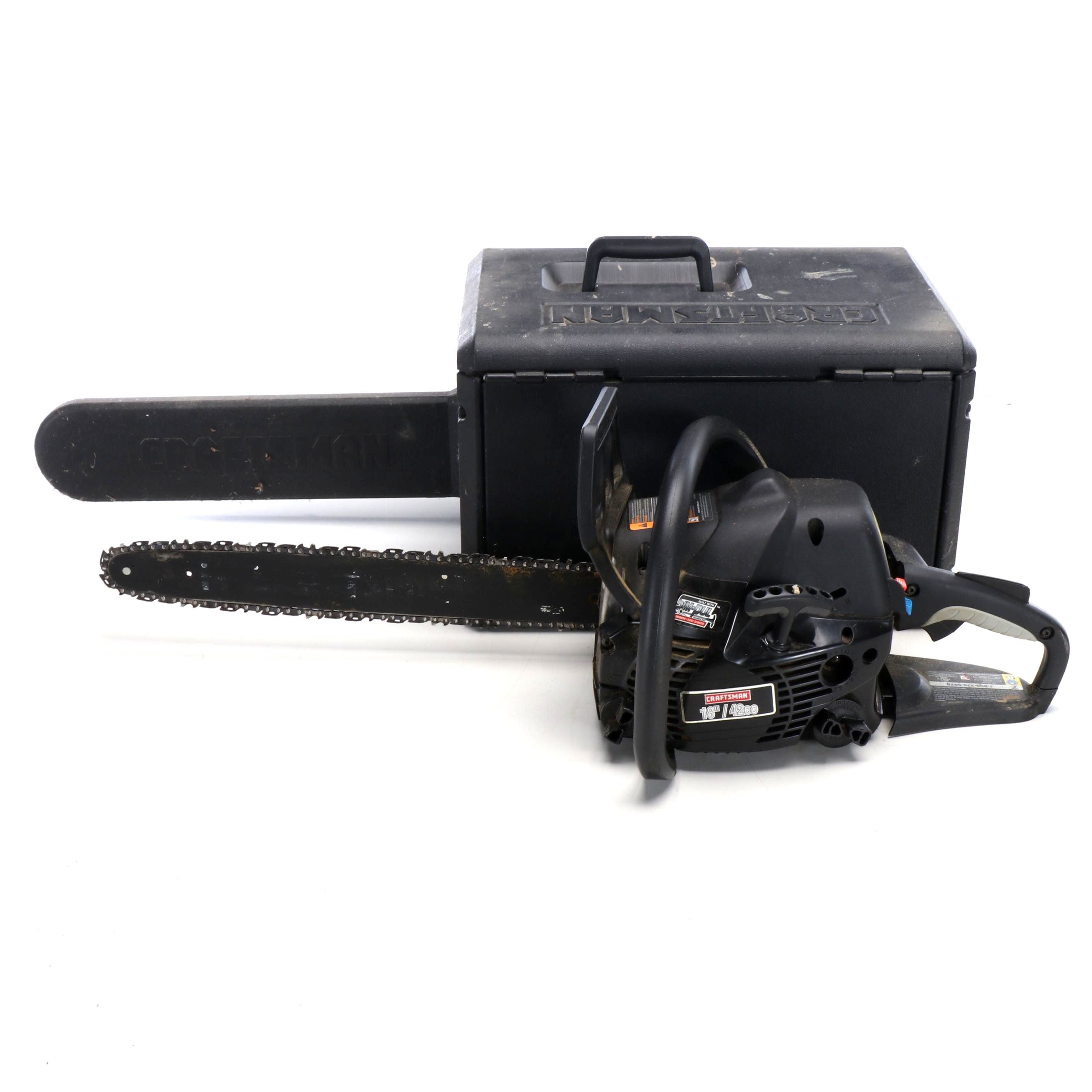 Craftsman 18" Gas-Powered Chain Saw with Case