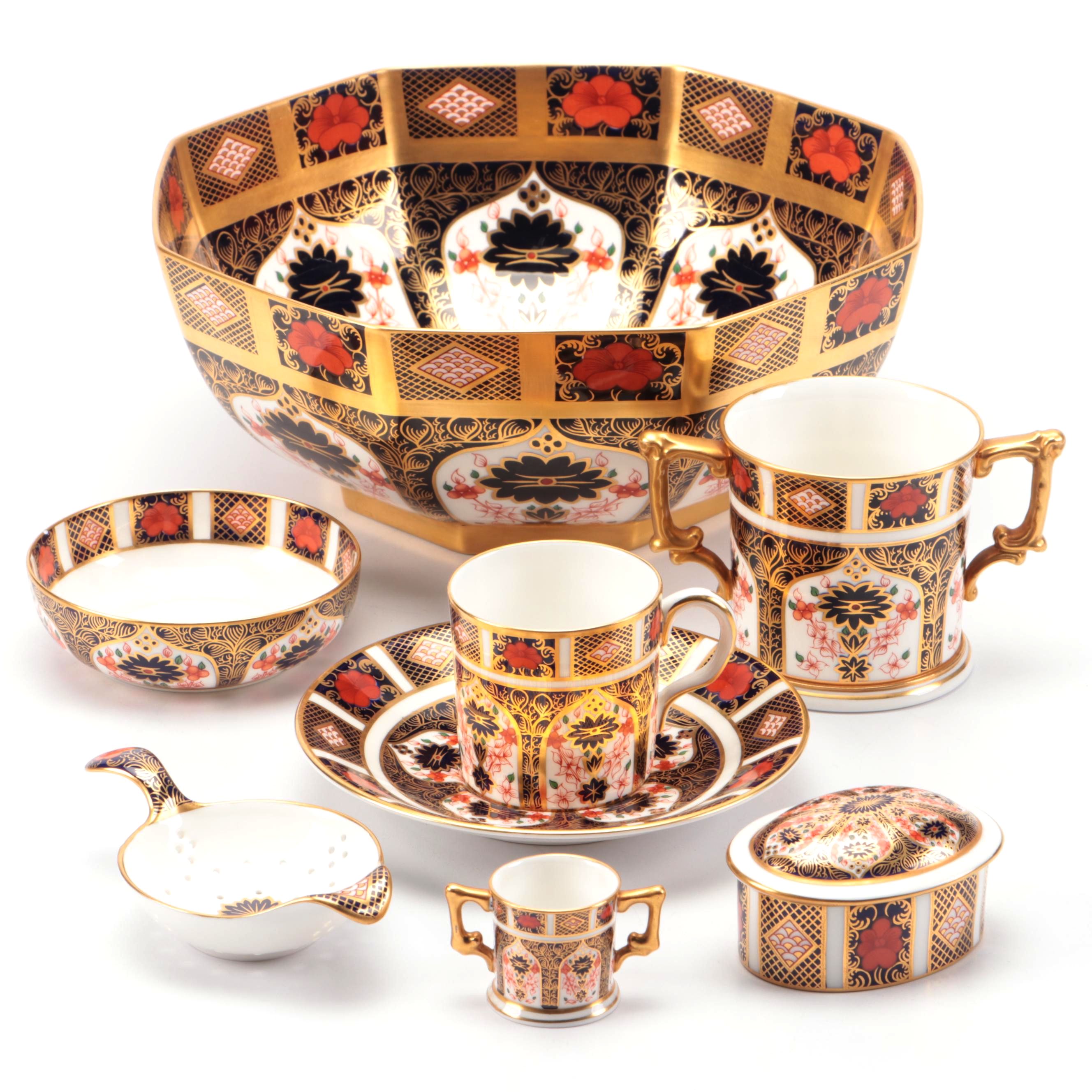 Royal Crown Derby "Old Imari" English Bone China Tableware and Accessories