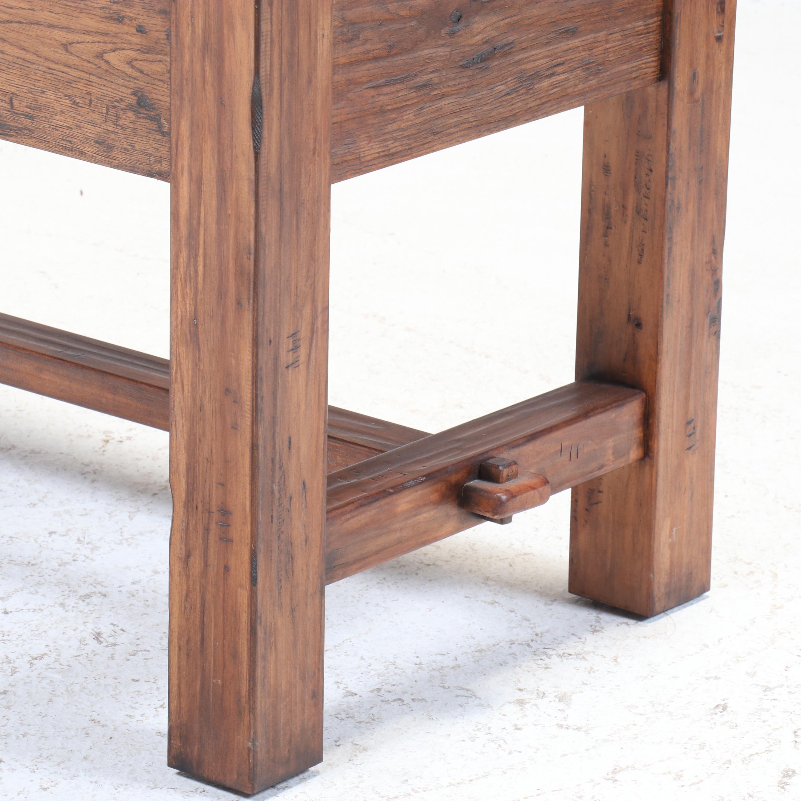 Jofran Contemporary Rustic Style Wood Console Table