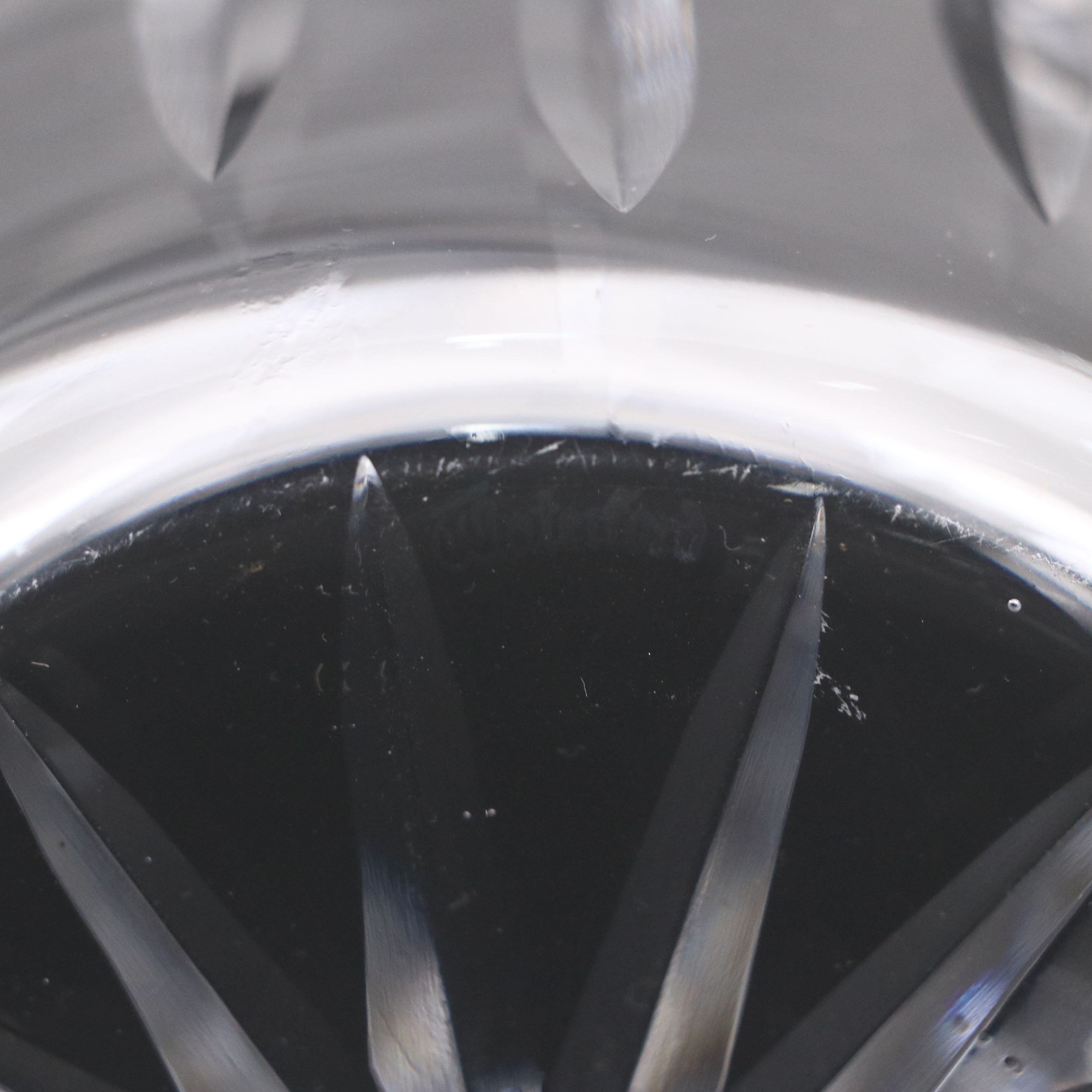 Waterford "Lismore" Crystal Biscuit Barrel and Vanity Box