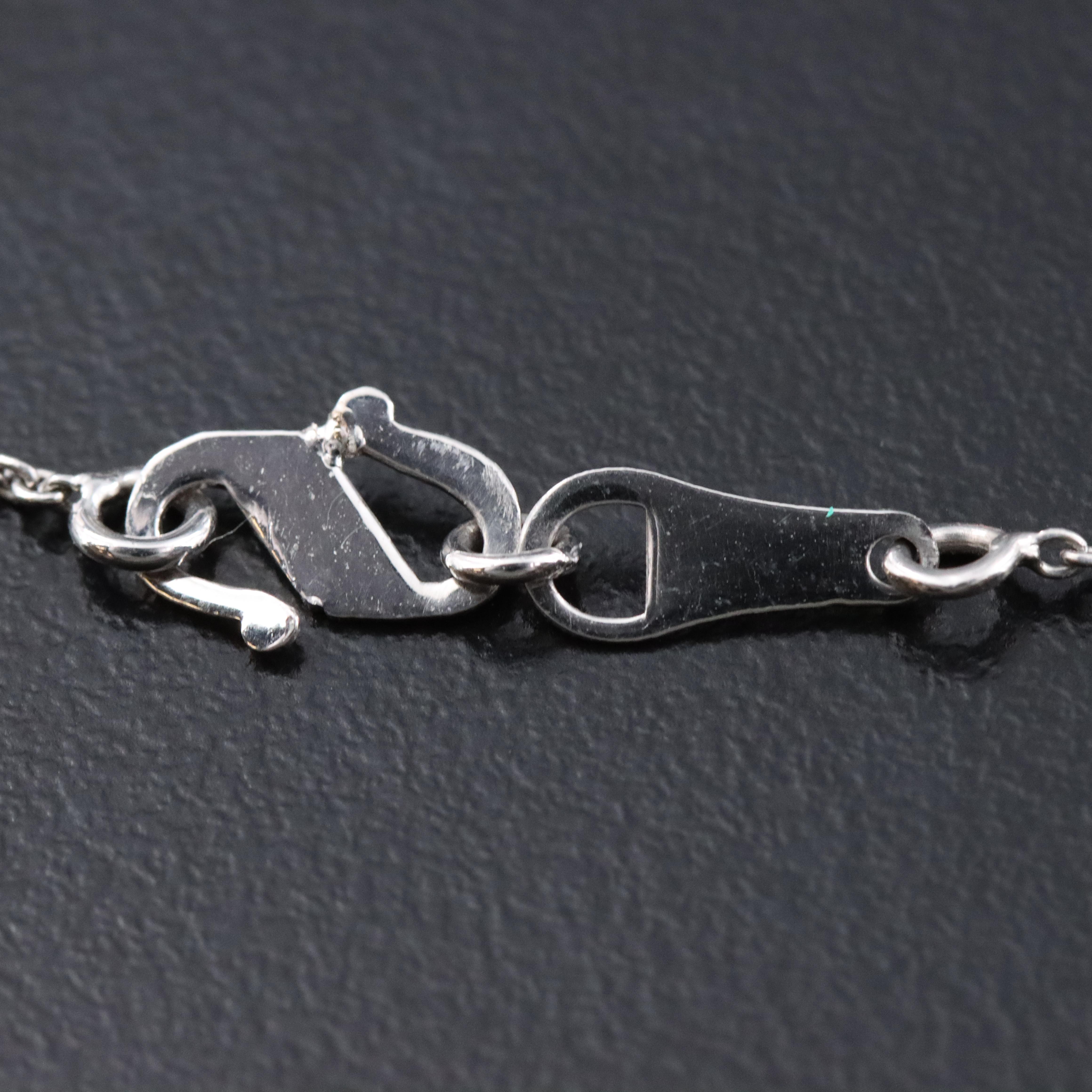 Platinum 4.93 CT Lab Grown Diamond Solitaire Necklace with IGI Report