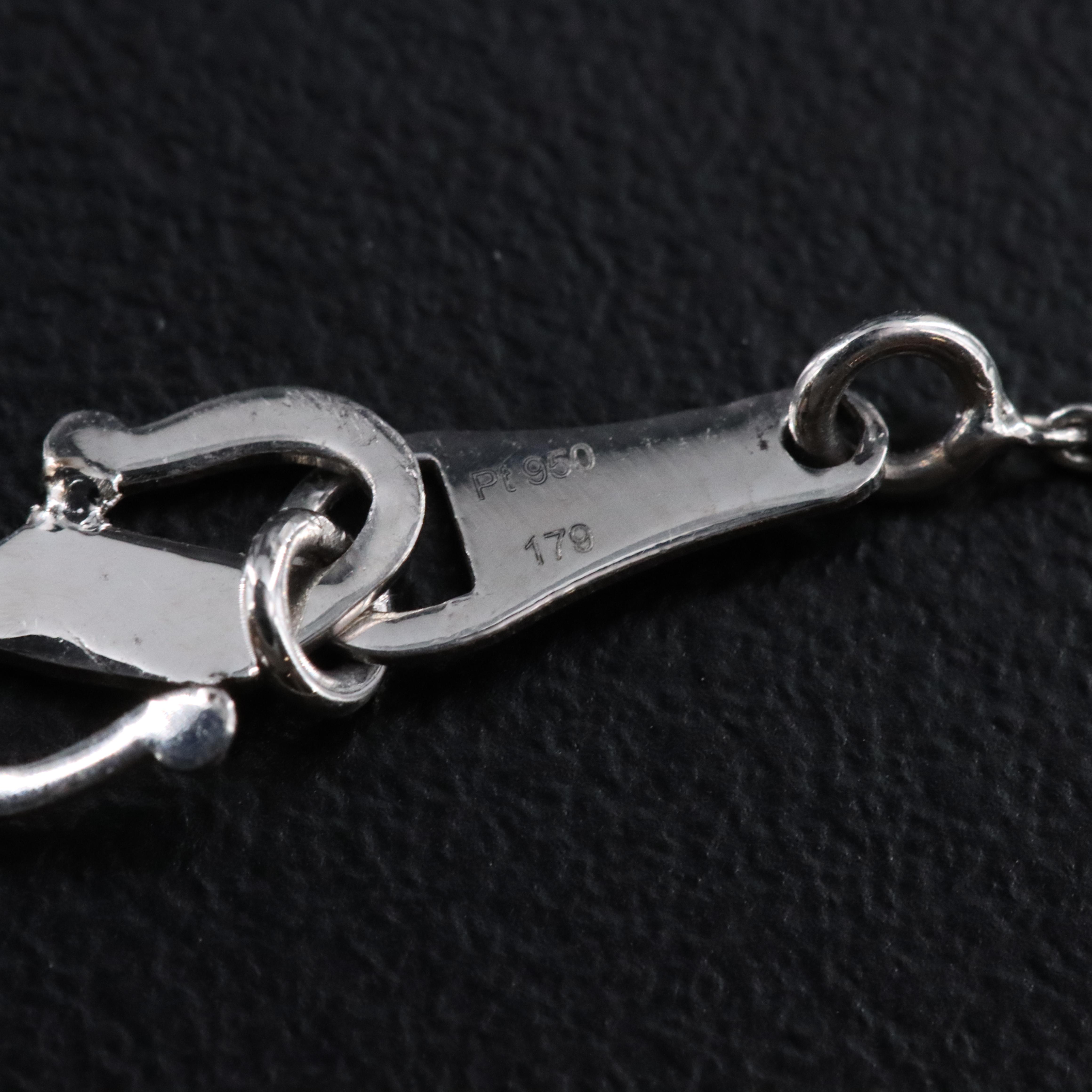 Platinum 4.93 CT Lab Grown Diamond Solitaire Necklace with IGI Report