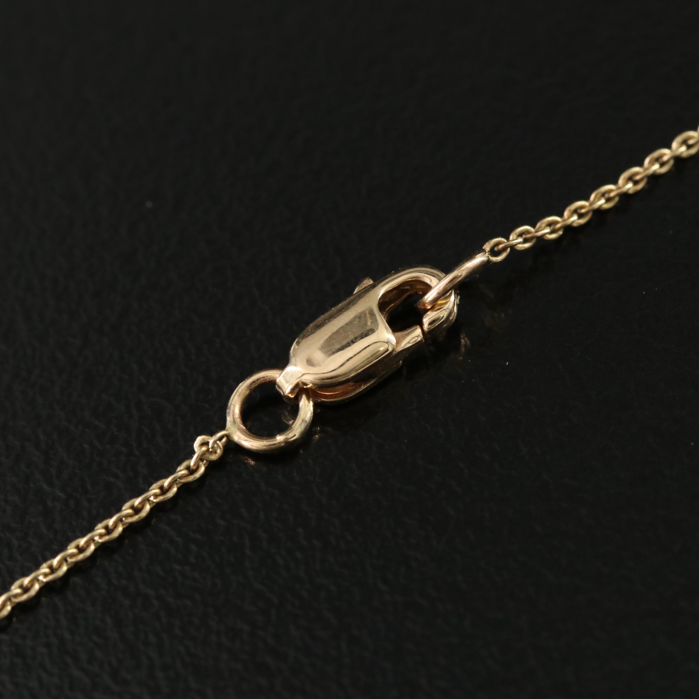 18K 3.05 CT Lab Grown Diamond Solitaire Necklace with IGI Report