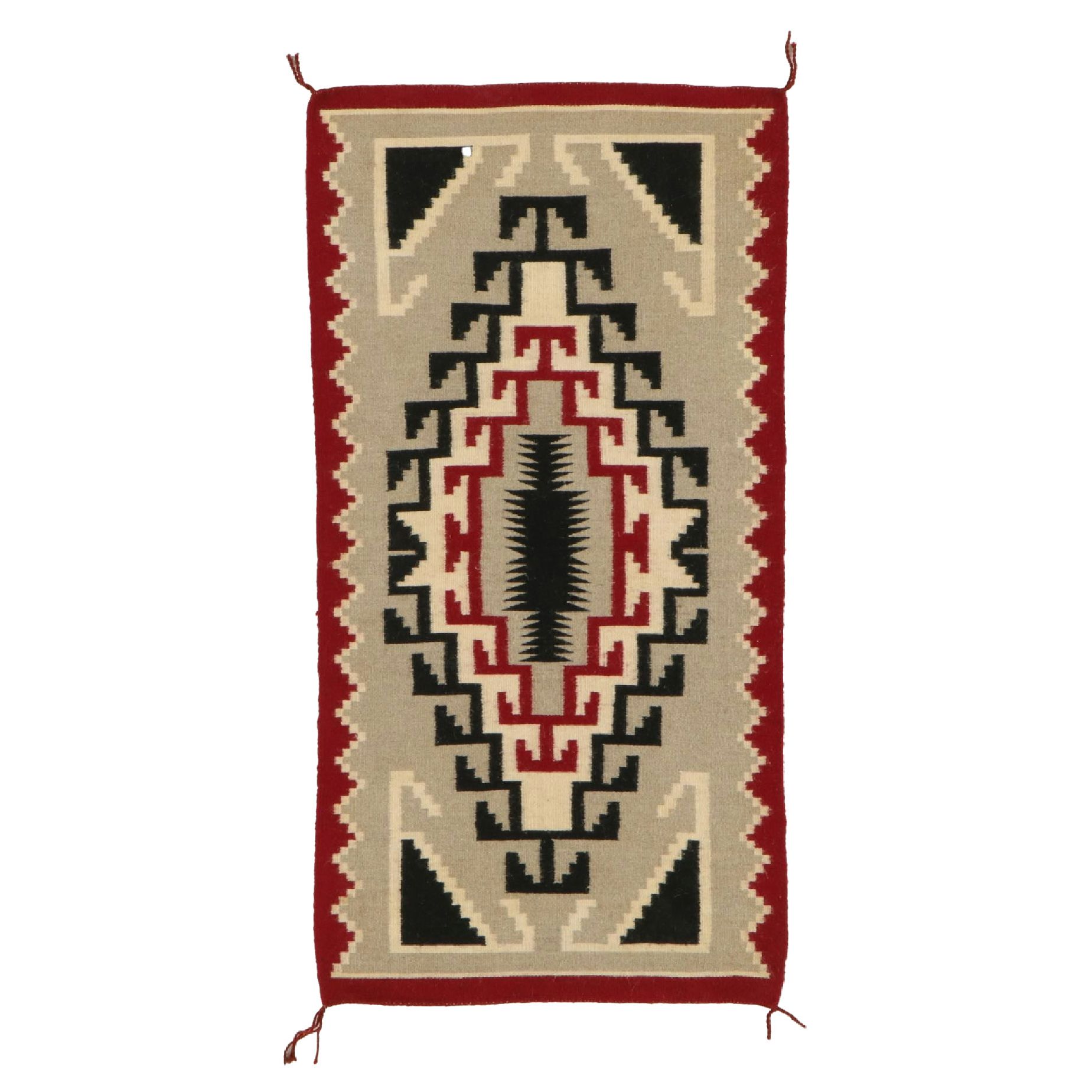 2'7 x 5' Handwoven Navajo Ganado Accent Rug