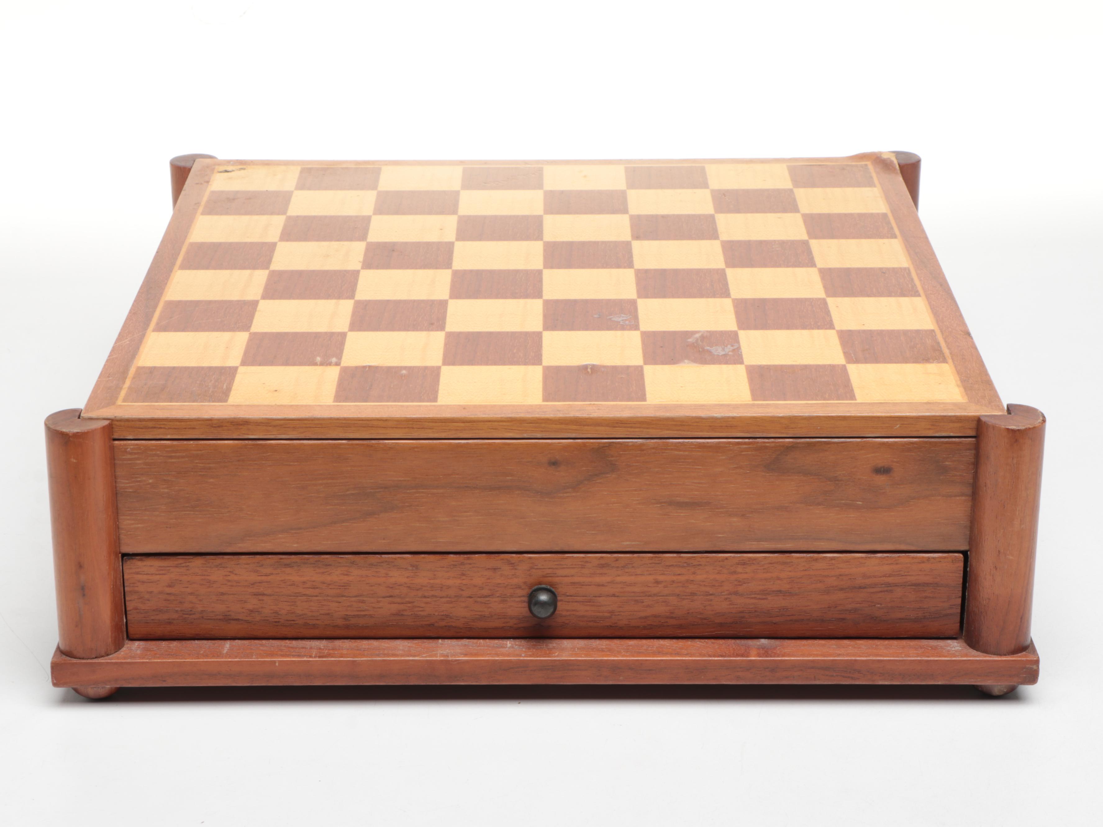 History Channel Civil War Chess and Checkers Set with Dominoes and Backgammon