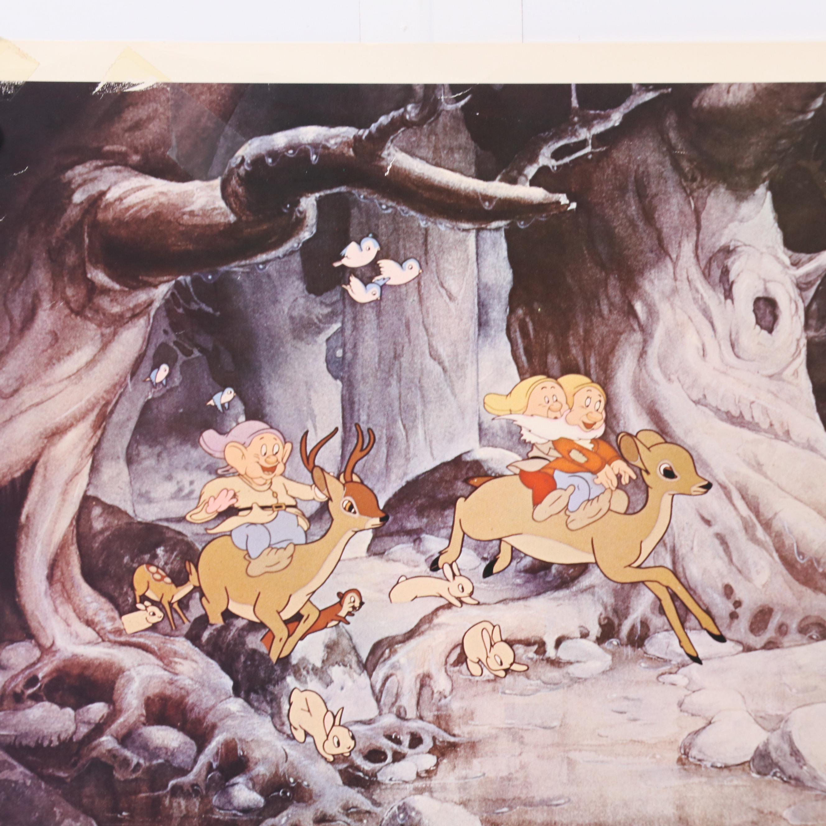 Disney "Snow White and the Seven Dwarfs" Offset Lithograph Stills