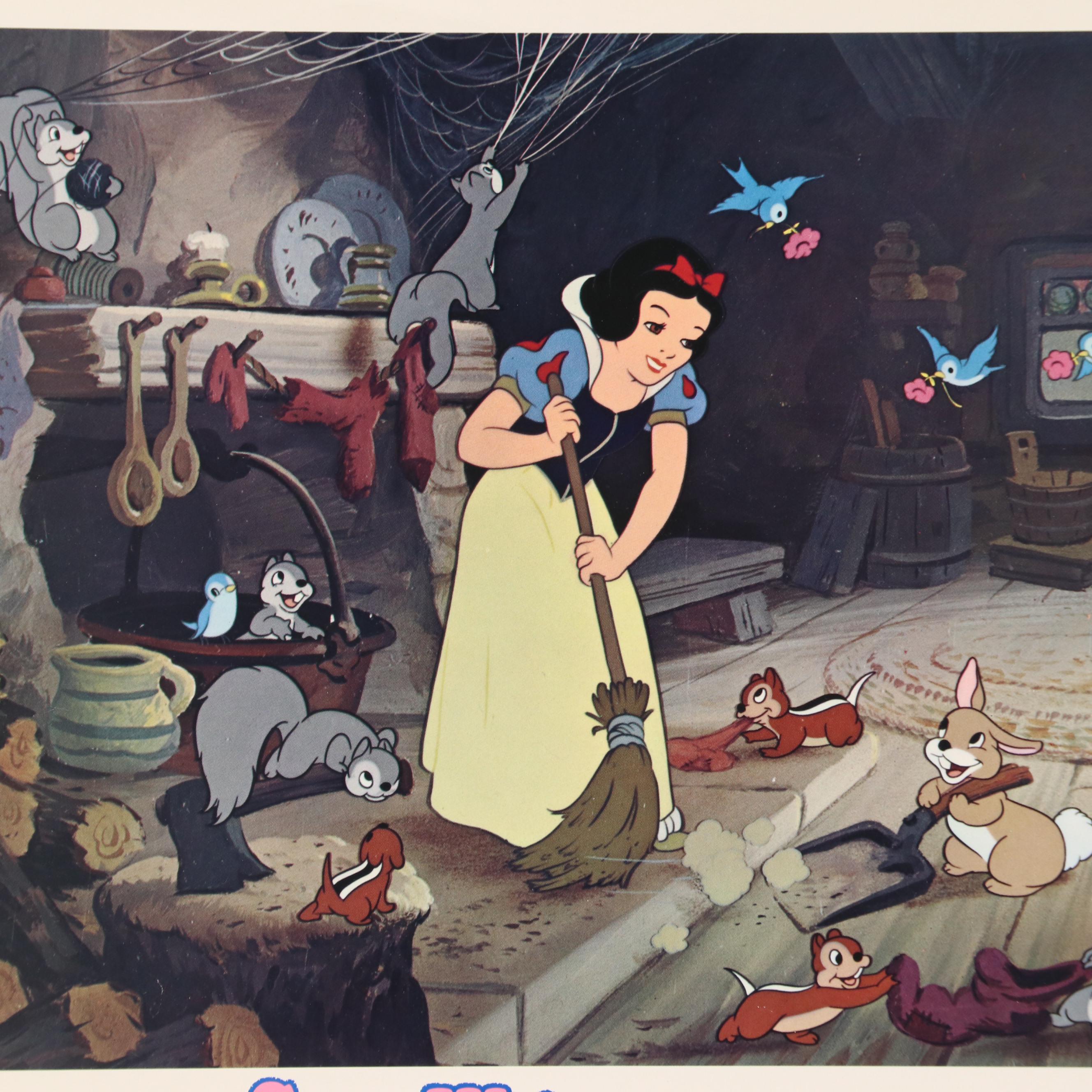Disney "Snow White and the Seven Dwarfs" Offset Lithograph Stills