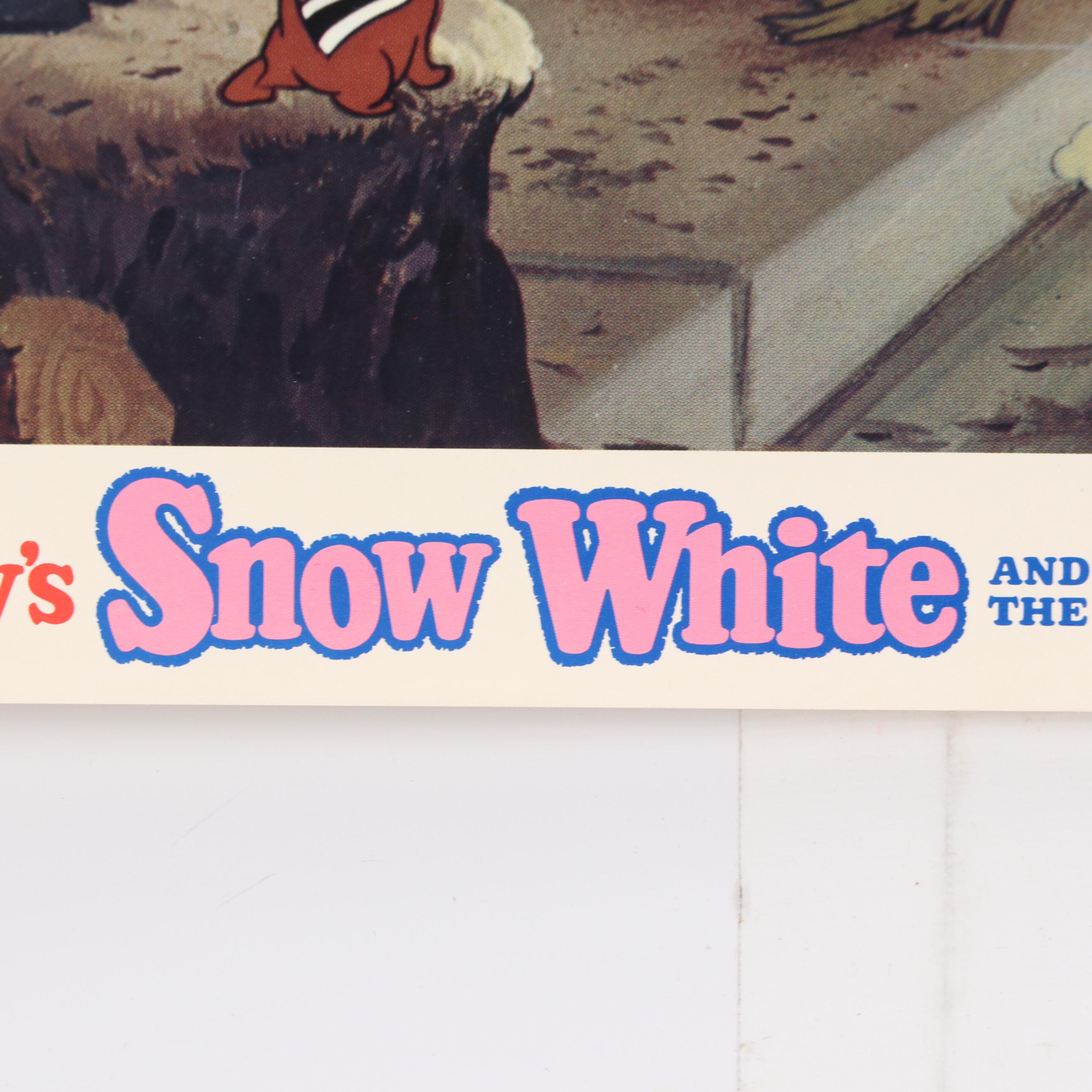 Disney "Snow White and the Seven Dwarfs" Offset Lithograph Stills