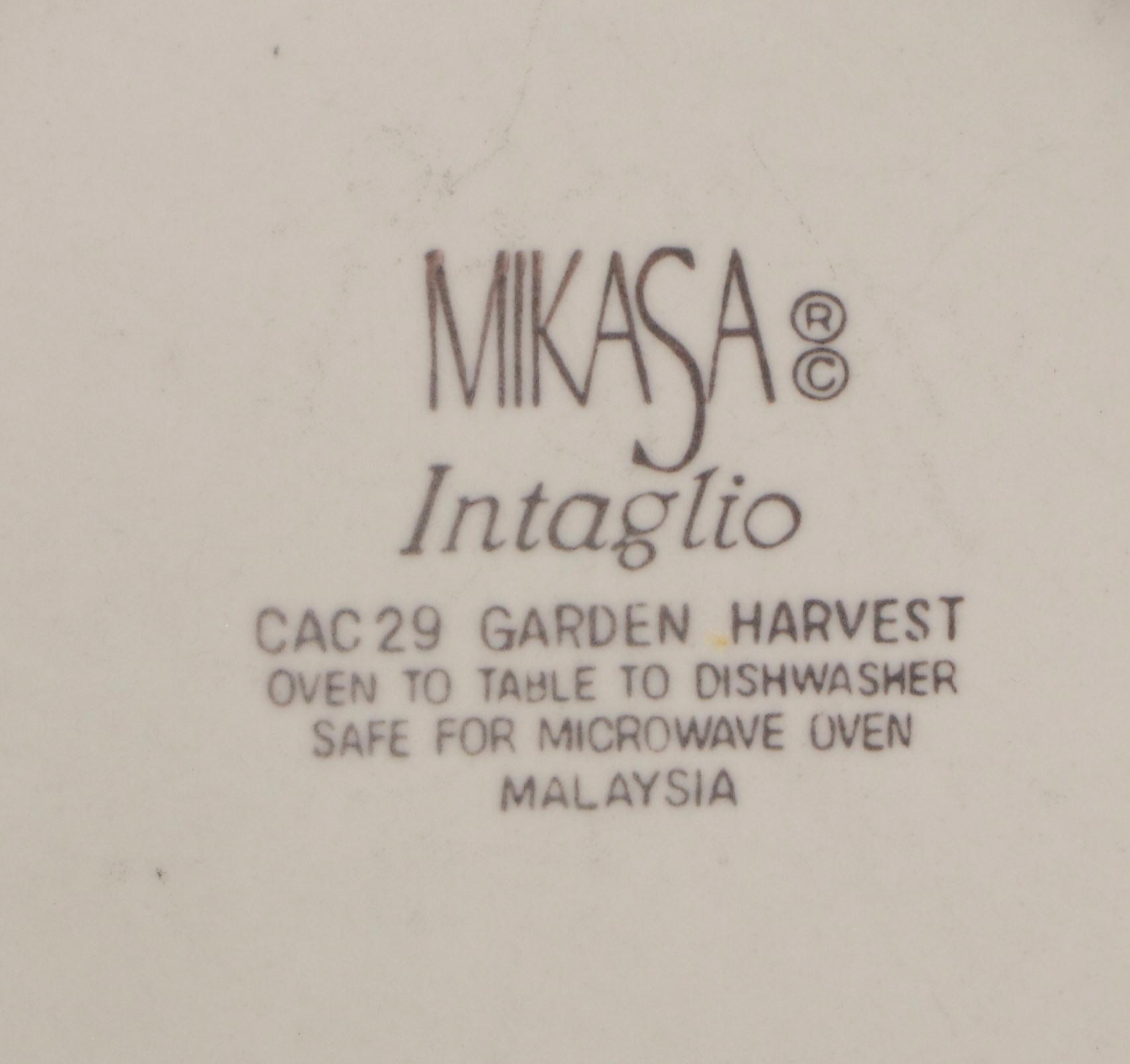 Mikasa "Garden Harvest" Dinnerware and Serving Pieces