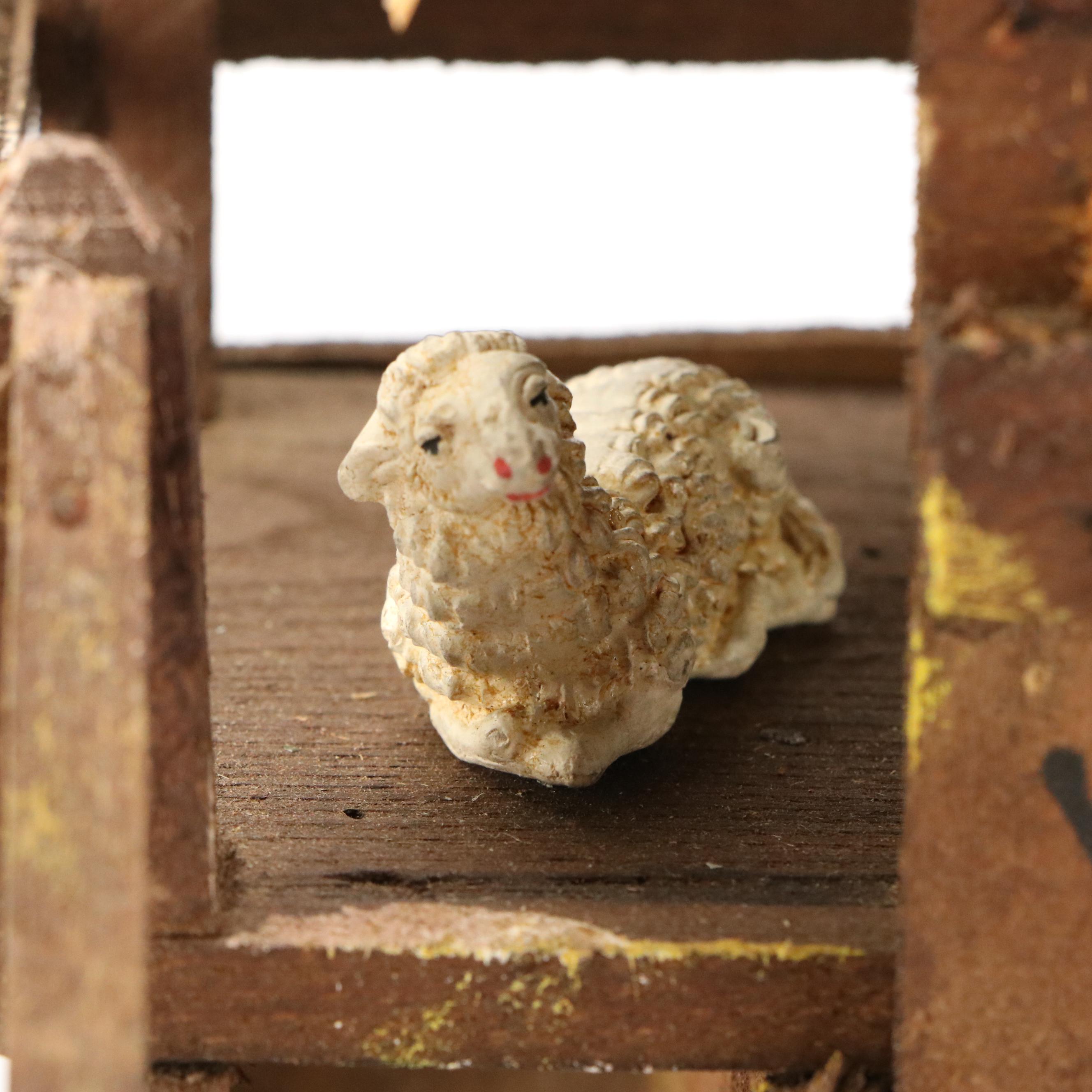 Noel Decorations Nativity Scene with Holland Mold Ceramic Christmas Trees