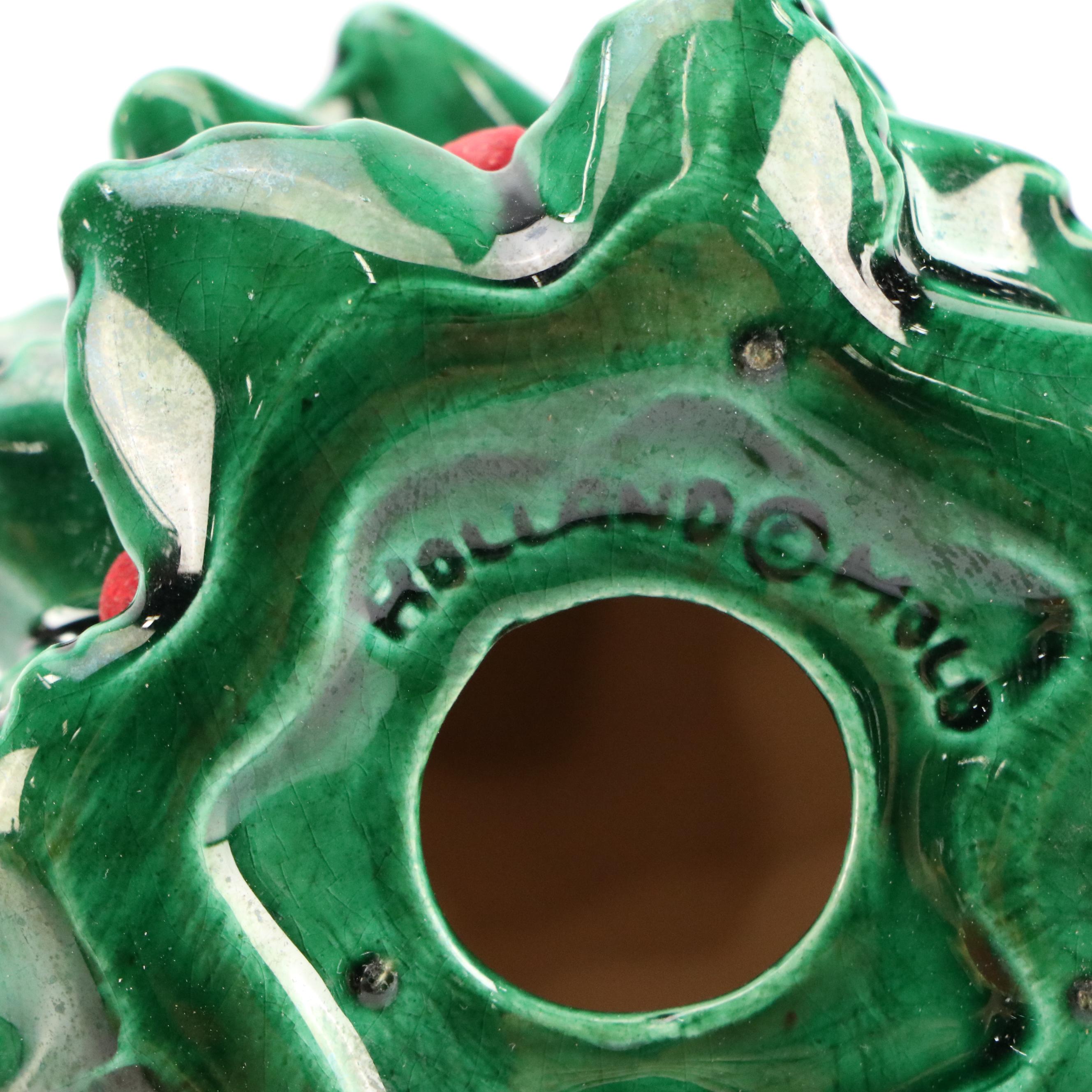 Noel Decorations Nativity Scene with Holland Mold Ceramic Christmas Trees