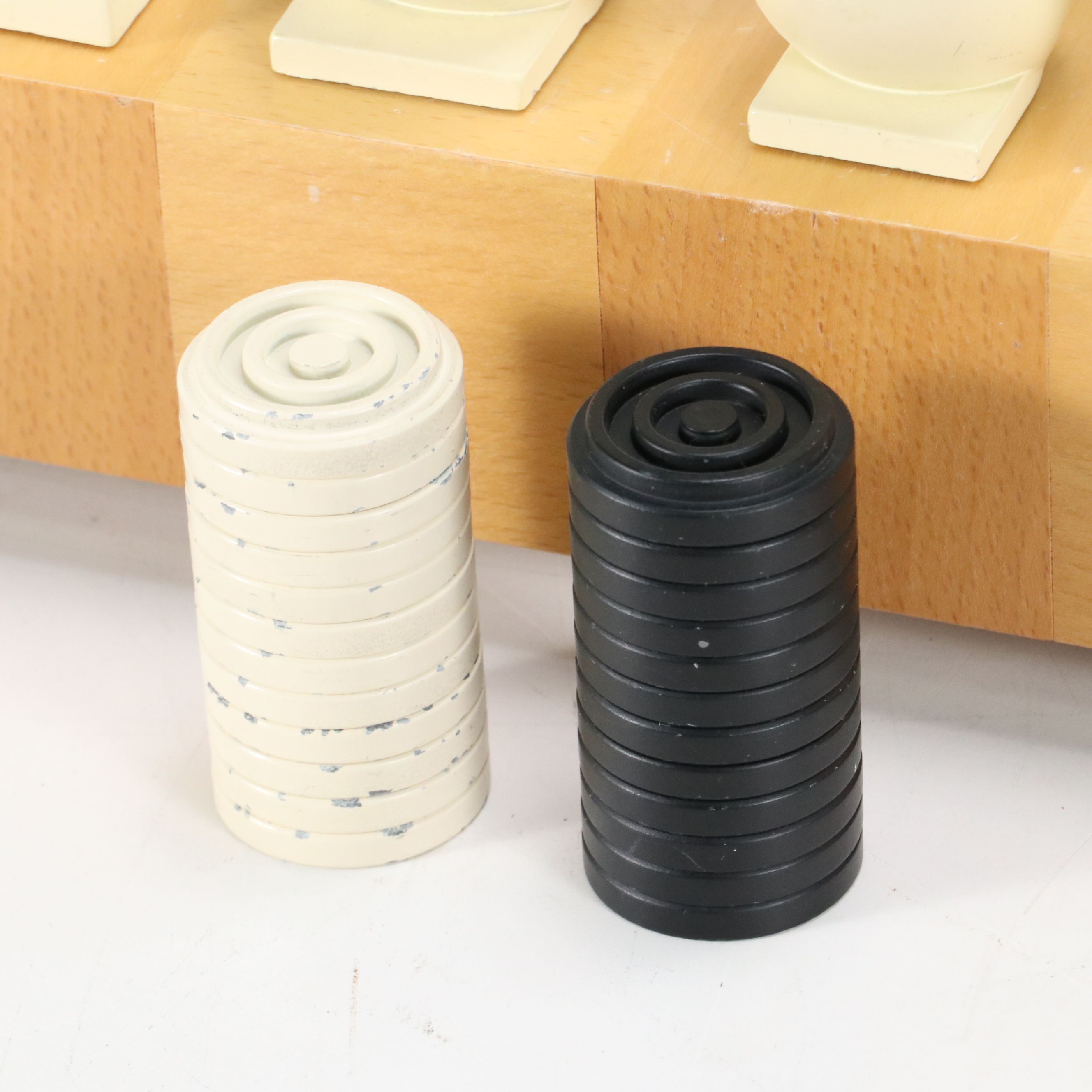 Michael Graves Postmodernist Style Chess and Checkers Set