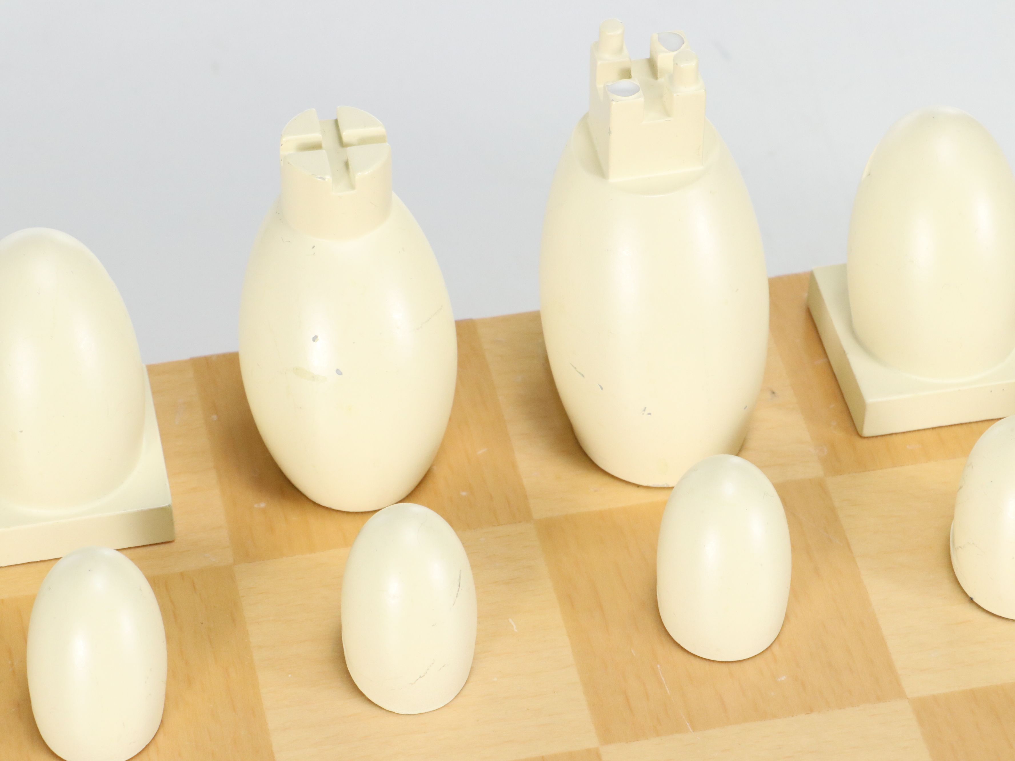 Michael Graves Postmodernist Style Chess and Checkers Set