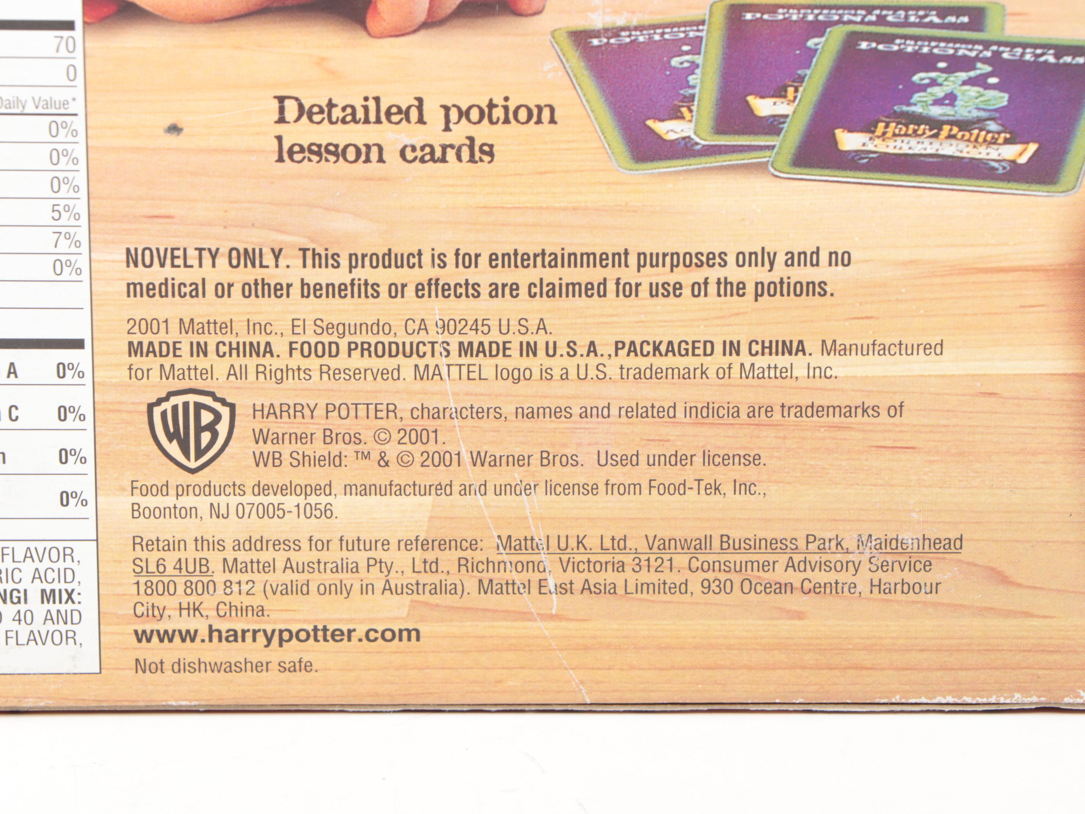 "Mystery at Hogwarts" Board Game and "Harry Potter Potions Class" Activity Set