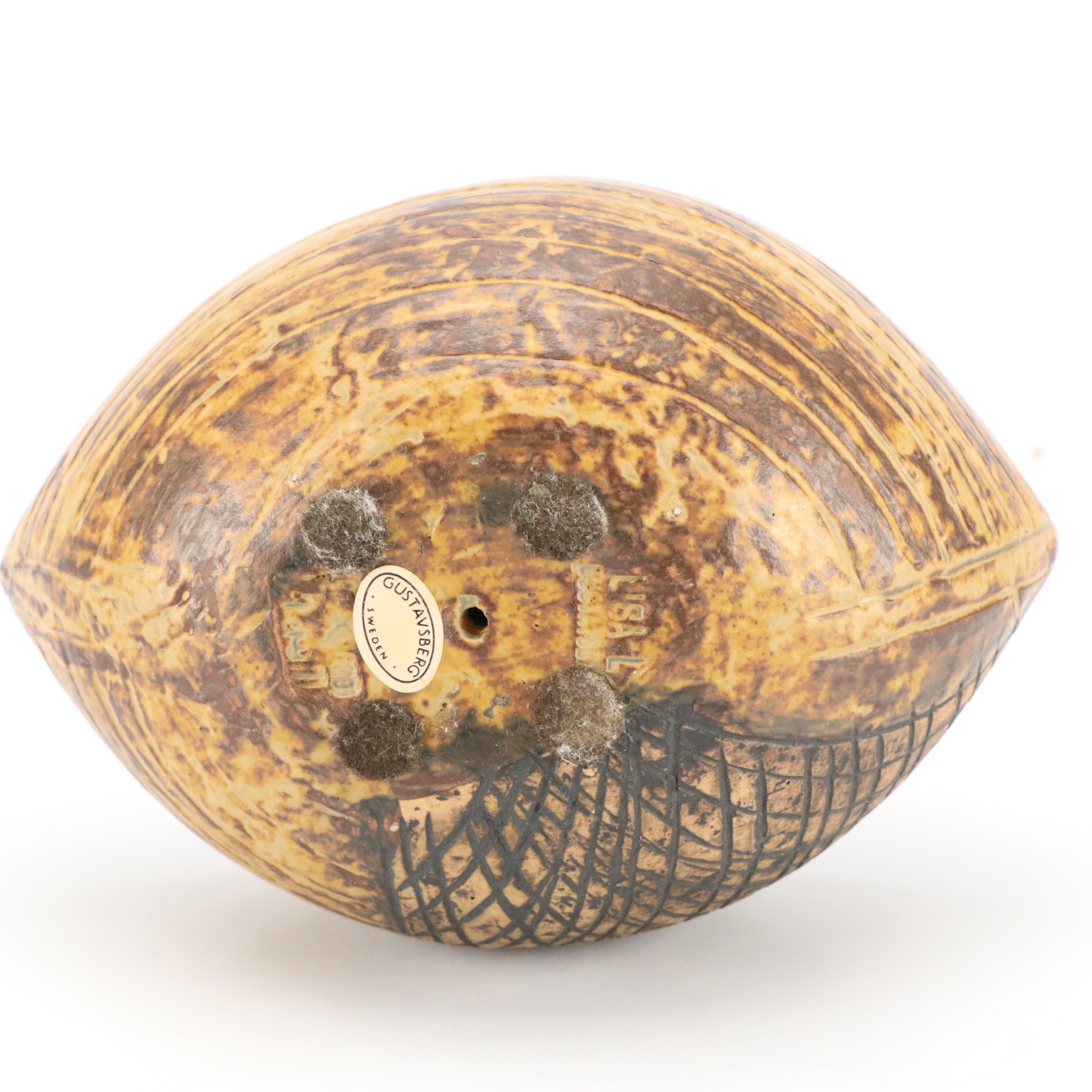 Lisa Larson for Gustavsberg Ceramic Boat Figurine