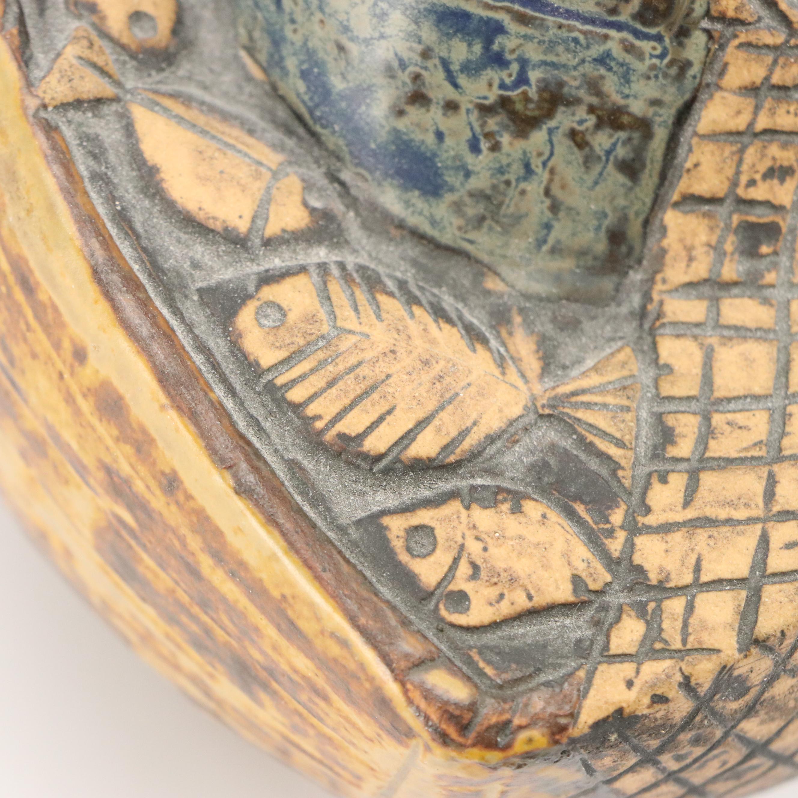 Lisa Larson for Gustavsberg Ceramic Boat Figurine