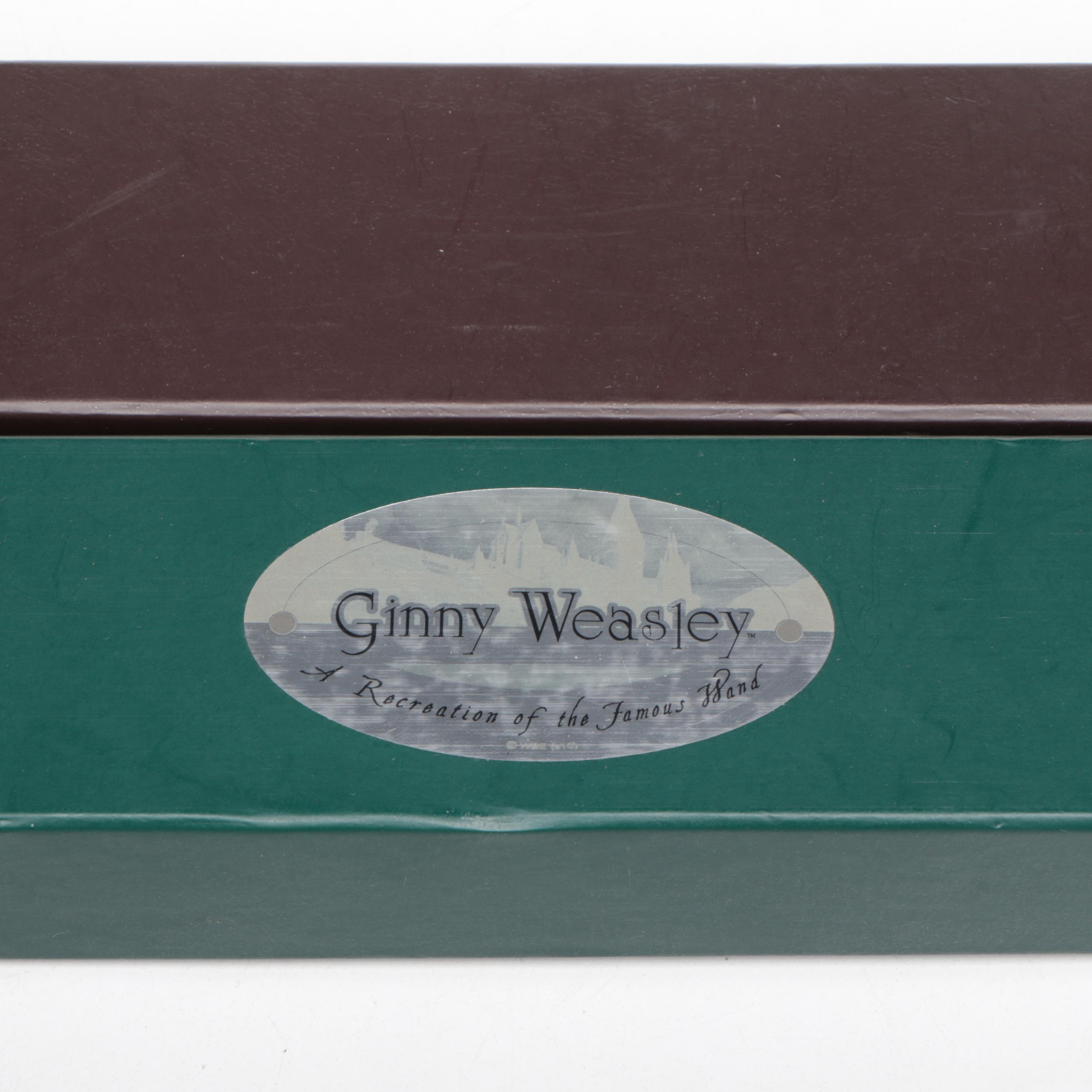 Universal Studios "Sirius Black" and "Ginny Weasley" Harry Potter Resin Wands