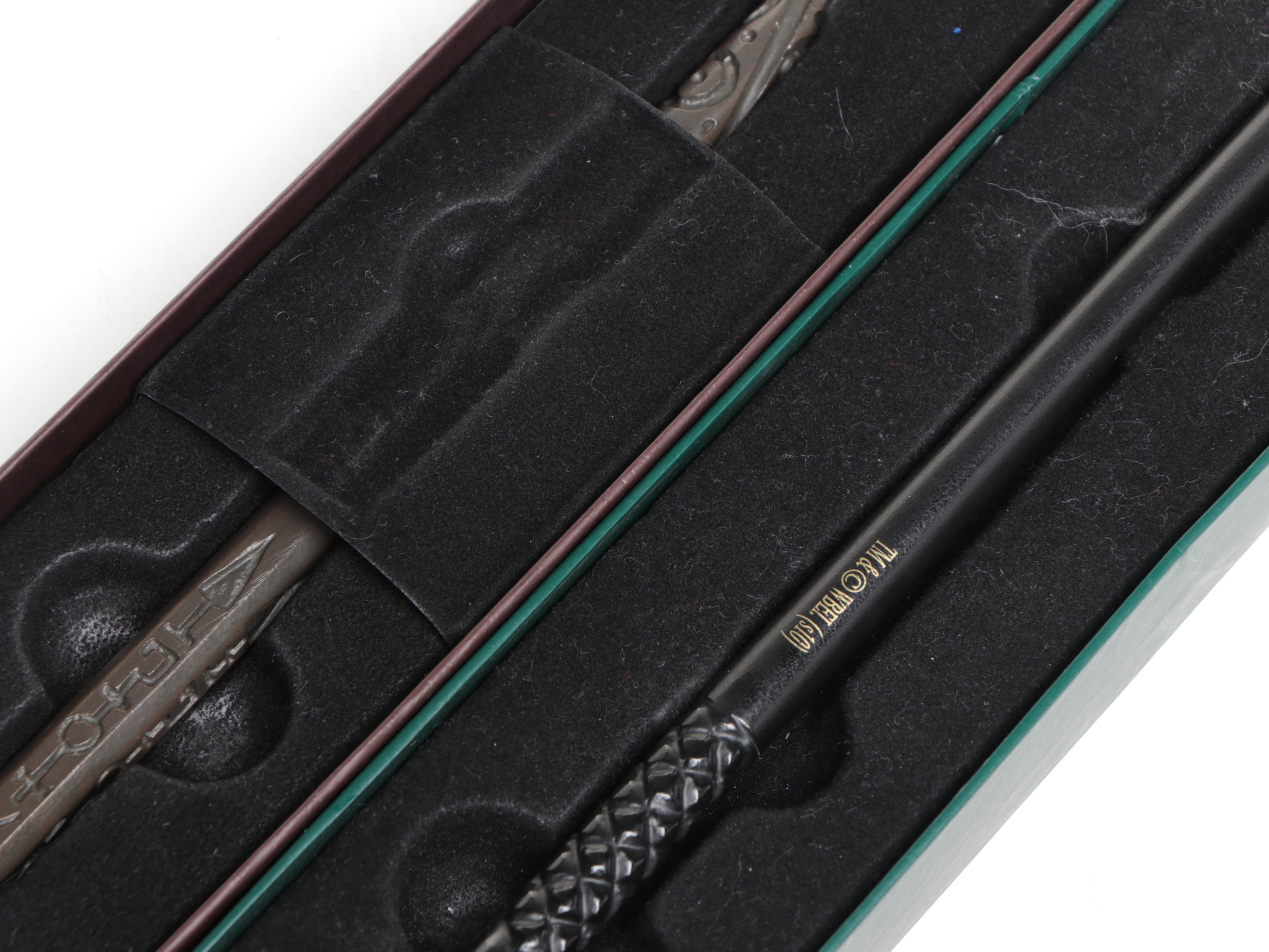 Universal Studios "Sirius Black" and "Ginny Weasley" Harry Potter Resin Wands