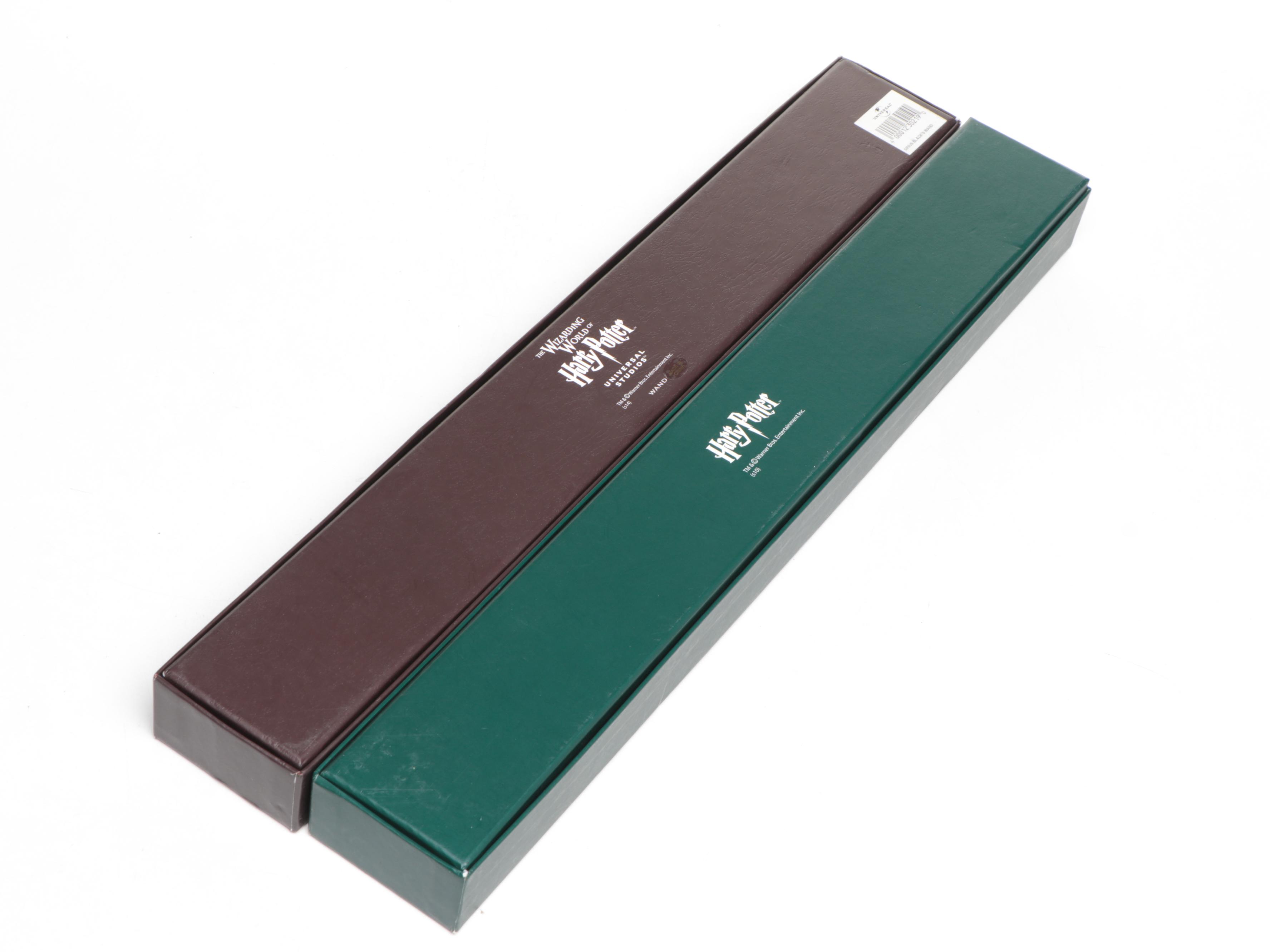 Universal Studios "Sirius Black" and "Ginny Weasley" Harry Potter Resin Wands