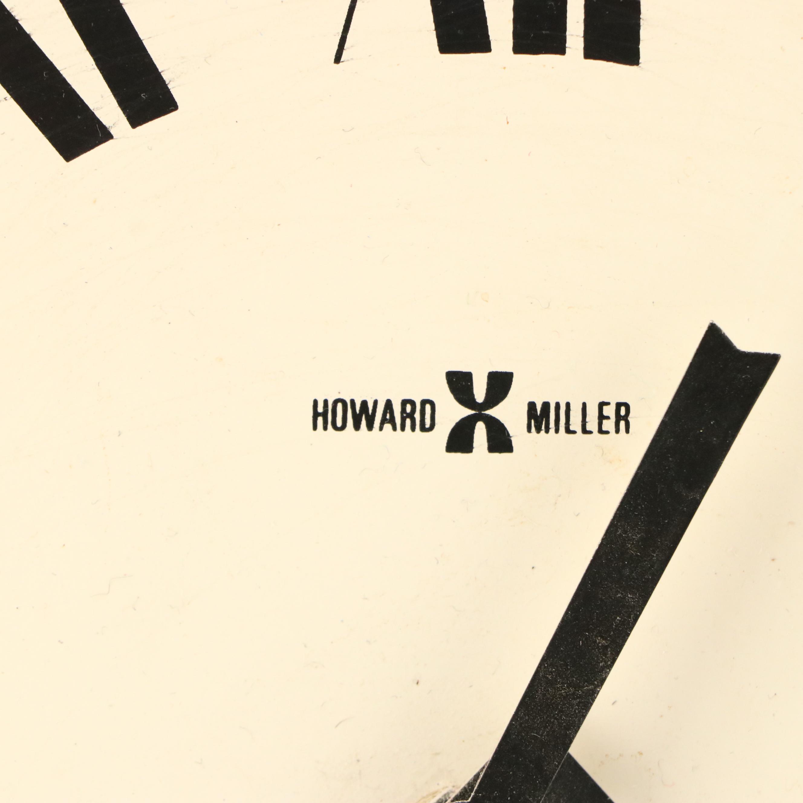 Howard Miller Wooden Circular Wall Clock