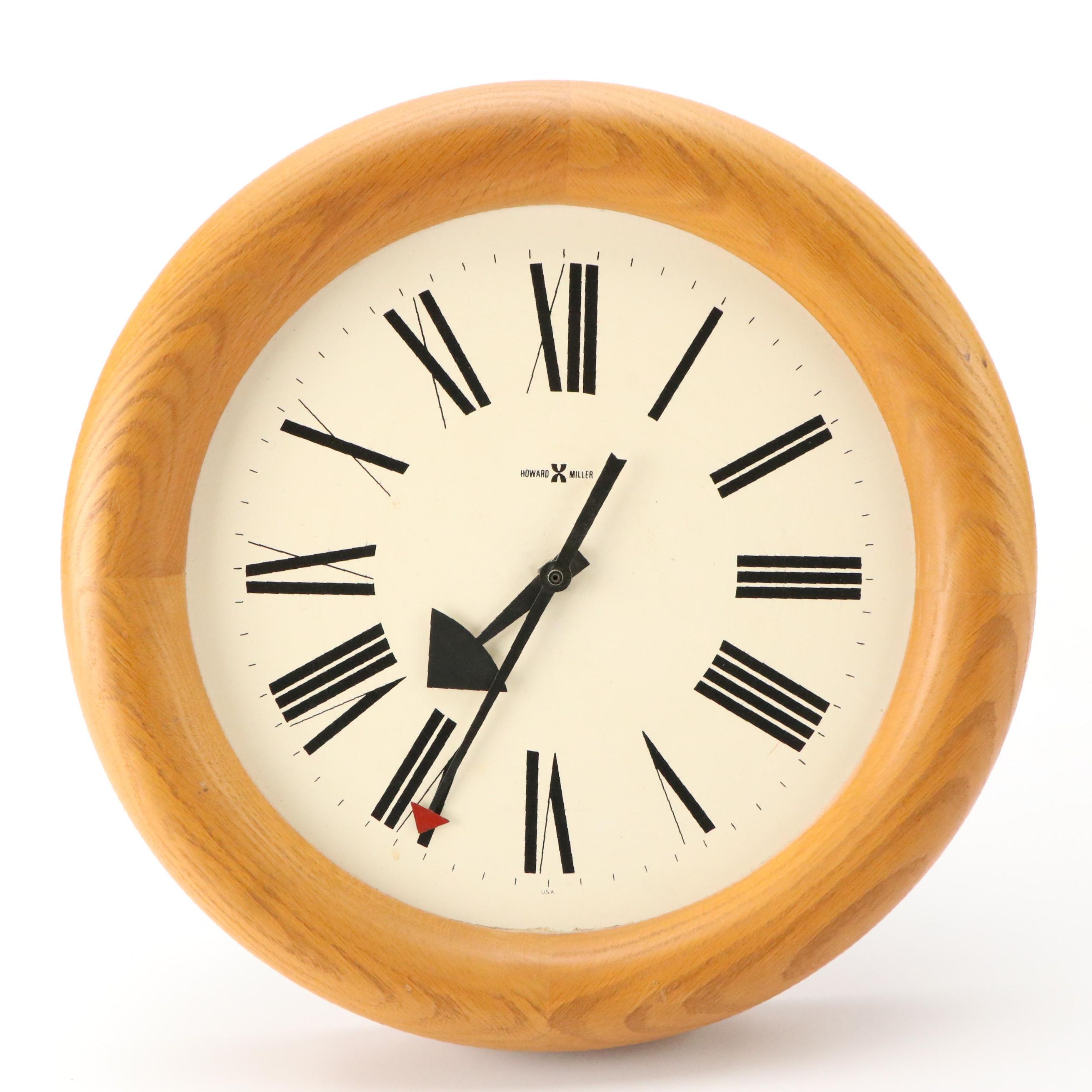 Howard Miller Wooden Circular Wall Clock