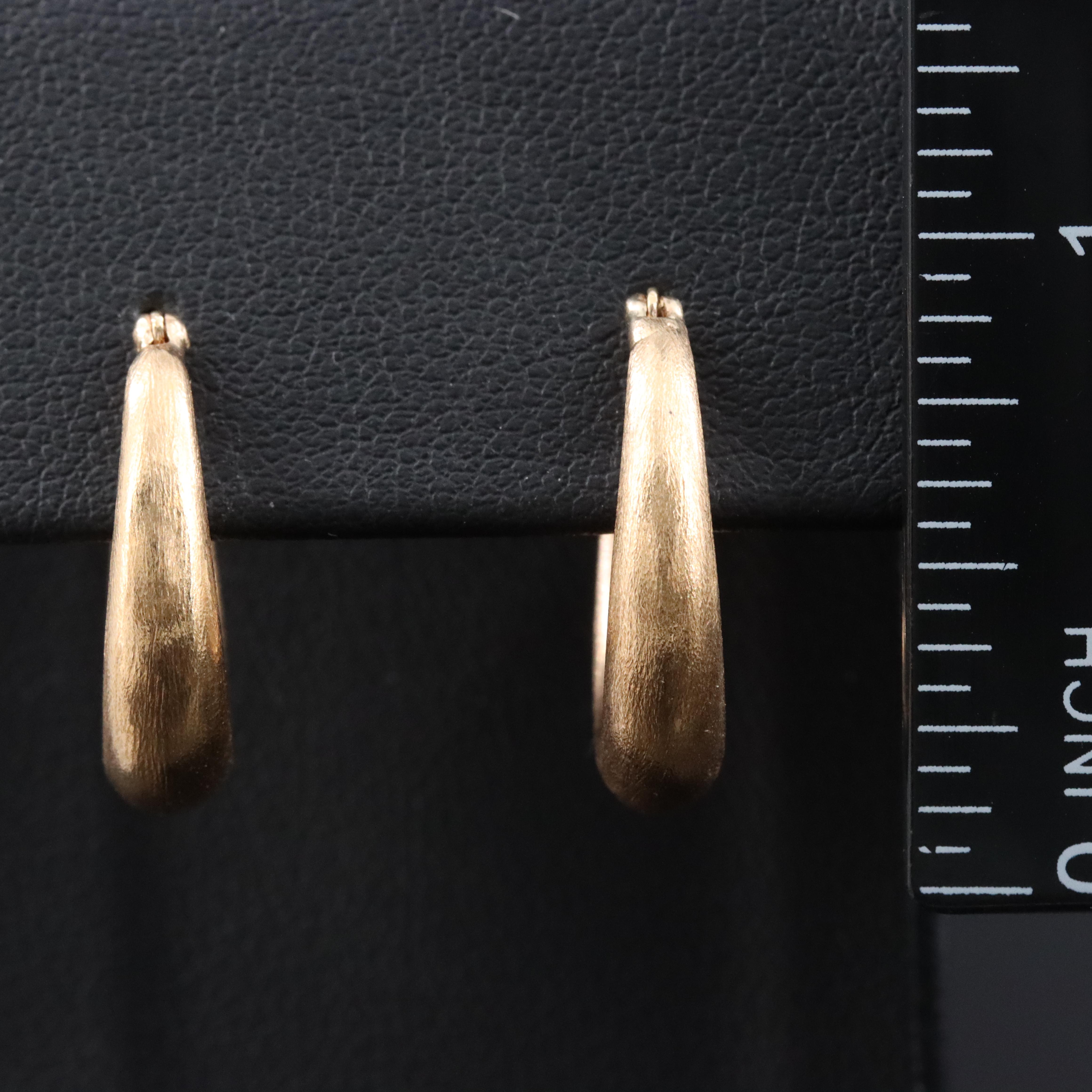 14K Hoop Earrings