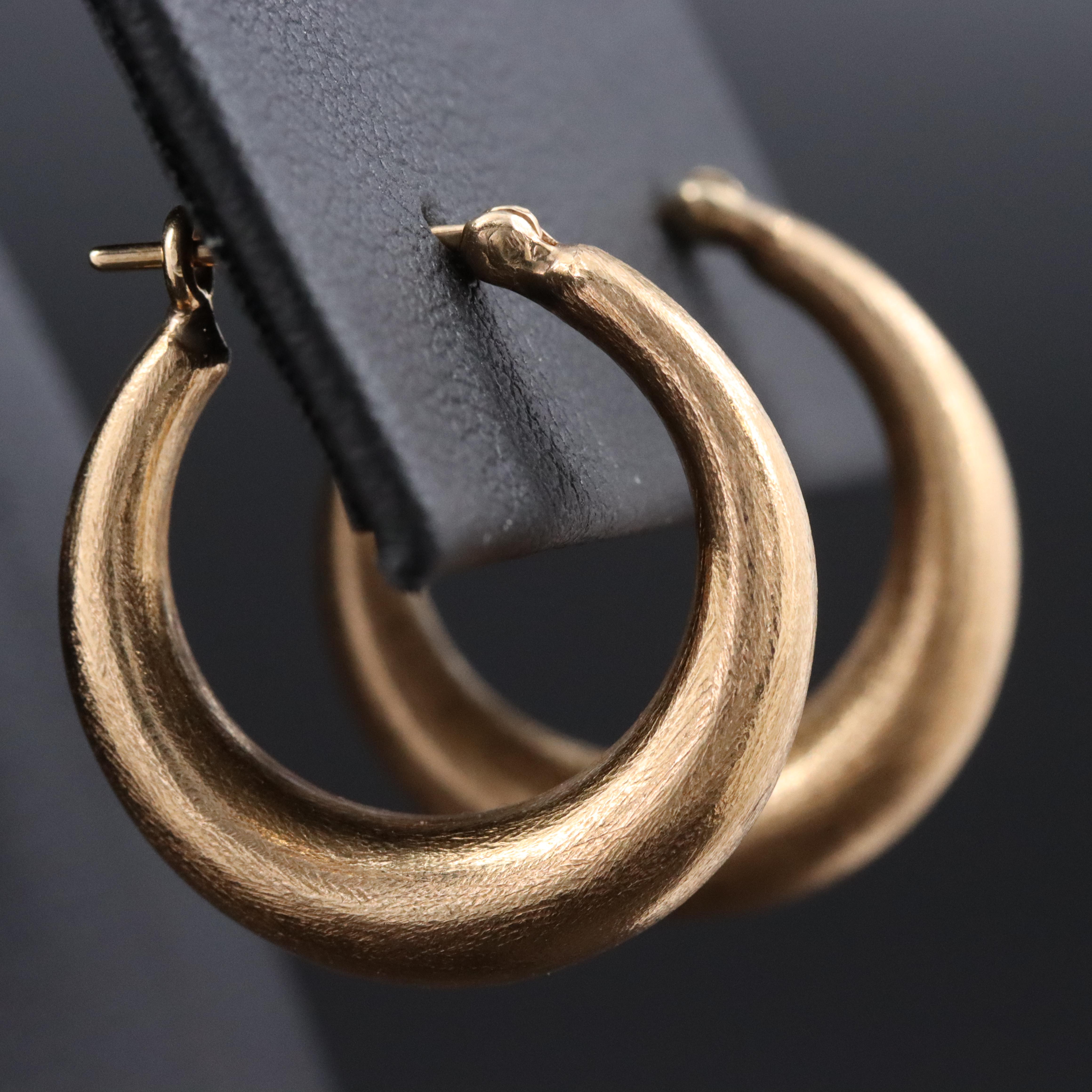 14K Hoop Earrings