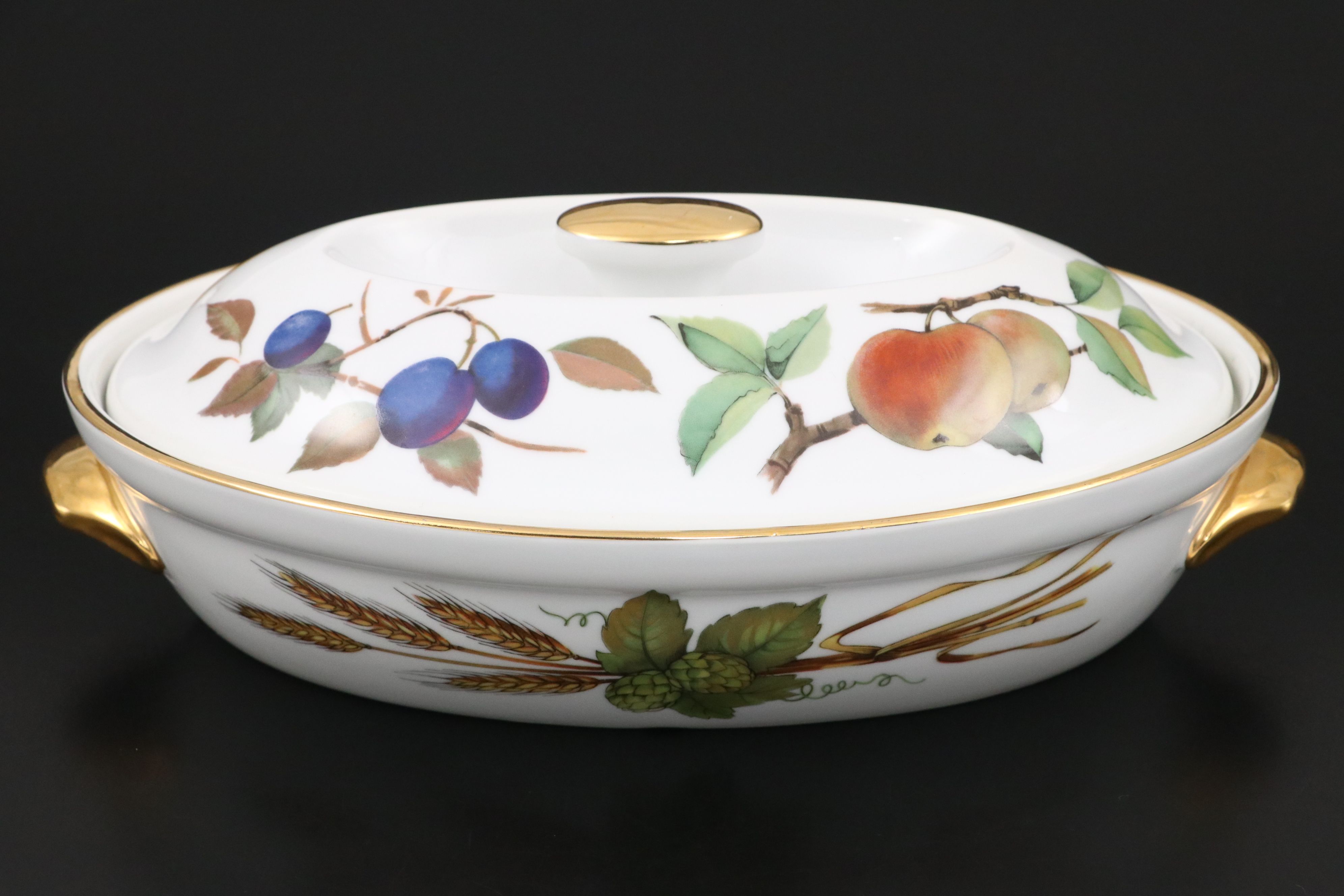 Royal Worcester "Evesham" Porcelain Covered Casserole Dishes