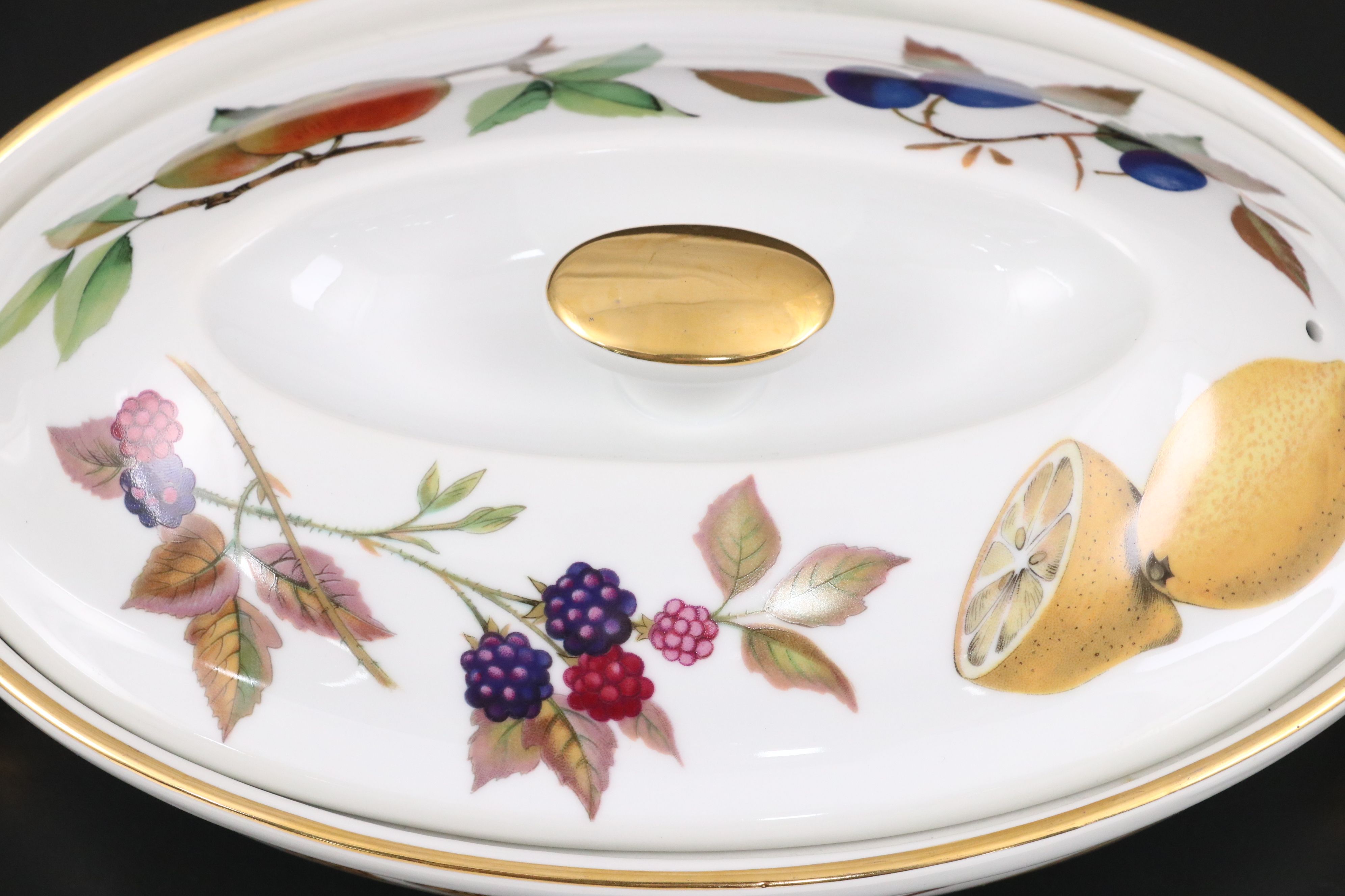 Royal Worcester "Evesham" Porcelain Covered Casserole Dishes