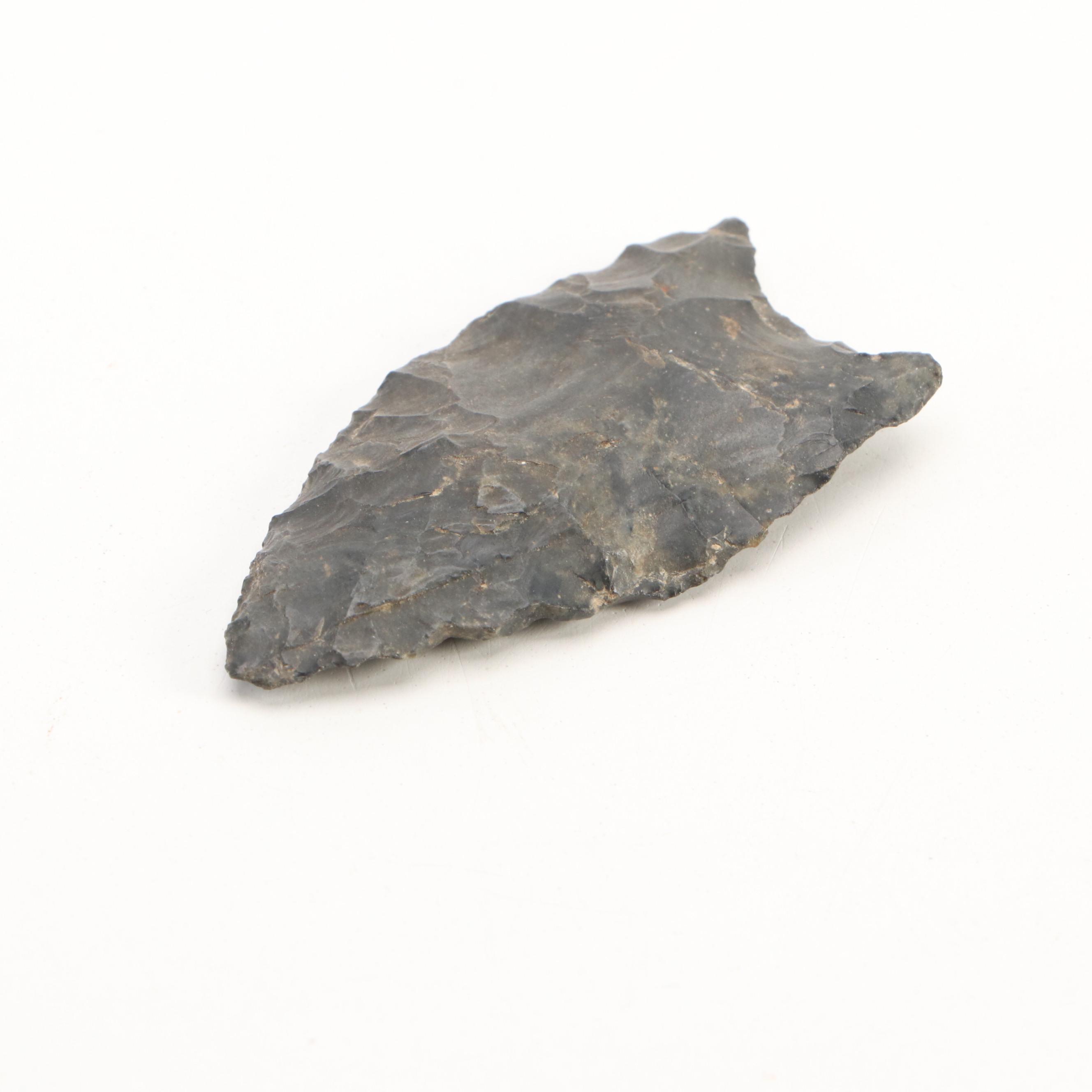 Coshocton Chert Unfluted Clovis Point, Paleo Period
