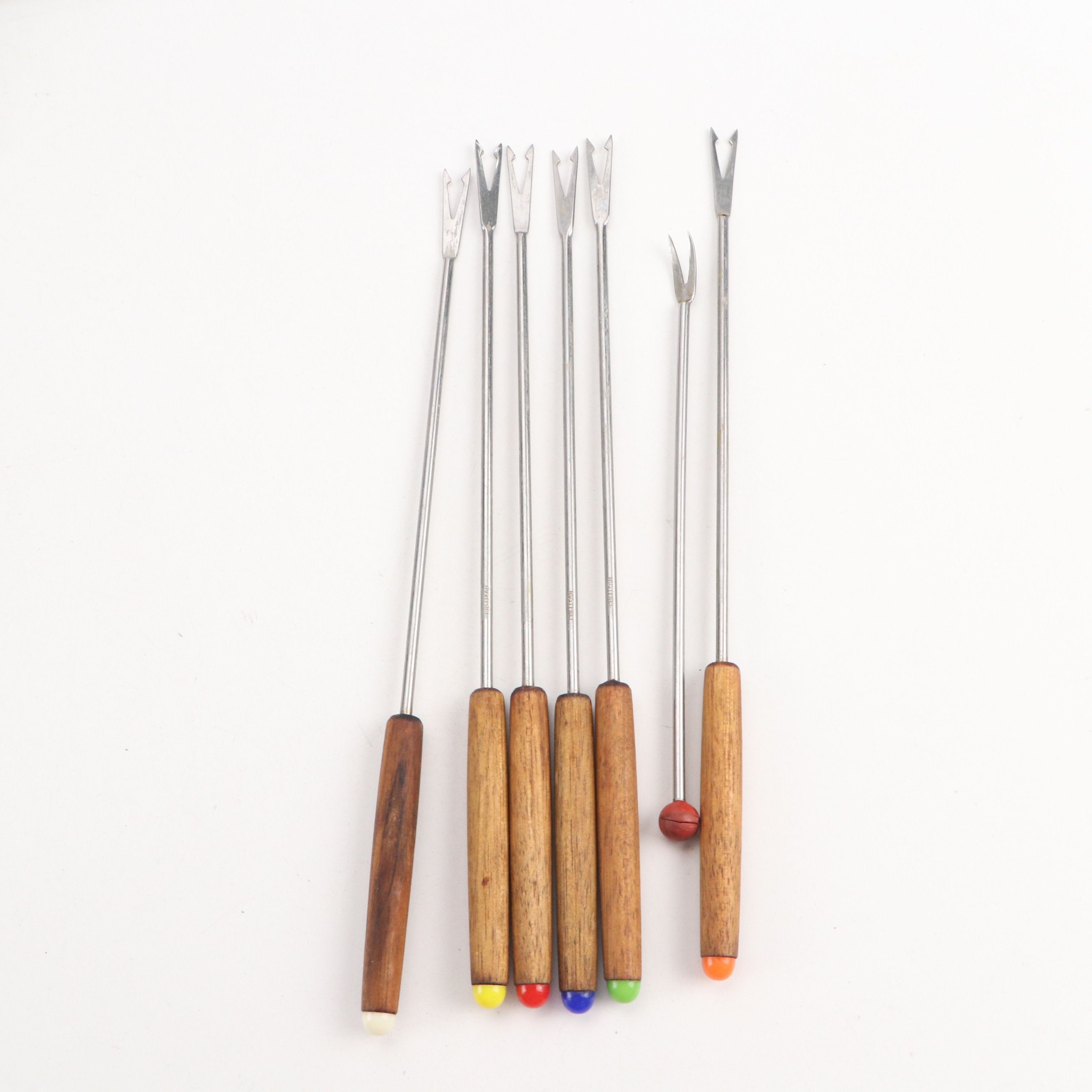 Fondue Set with Metal Skewers, Ceramic Serving Plate, and Sterno Cooking Fuel