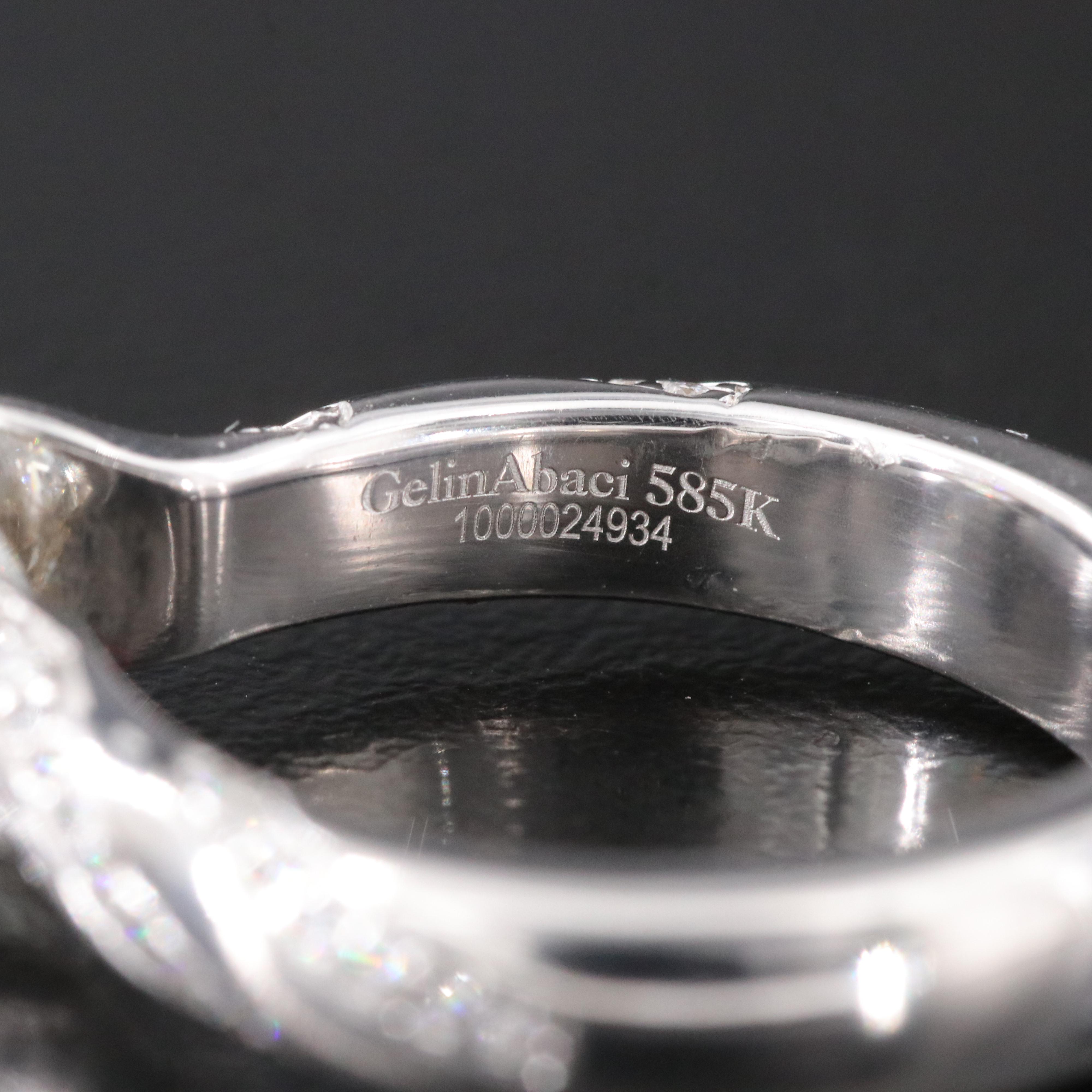 Gelin & Abaci 14K 1.22 CTW Diamond Ring with Lab Grown Diamond Center