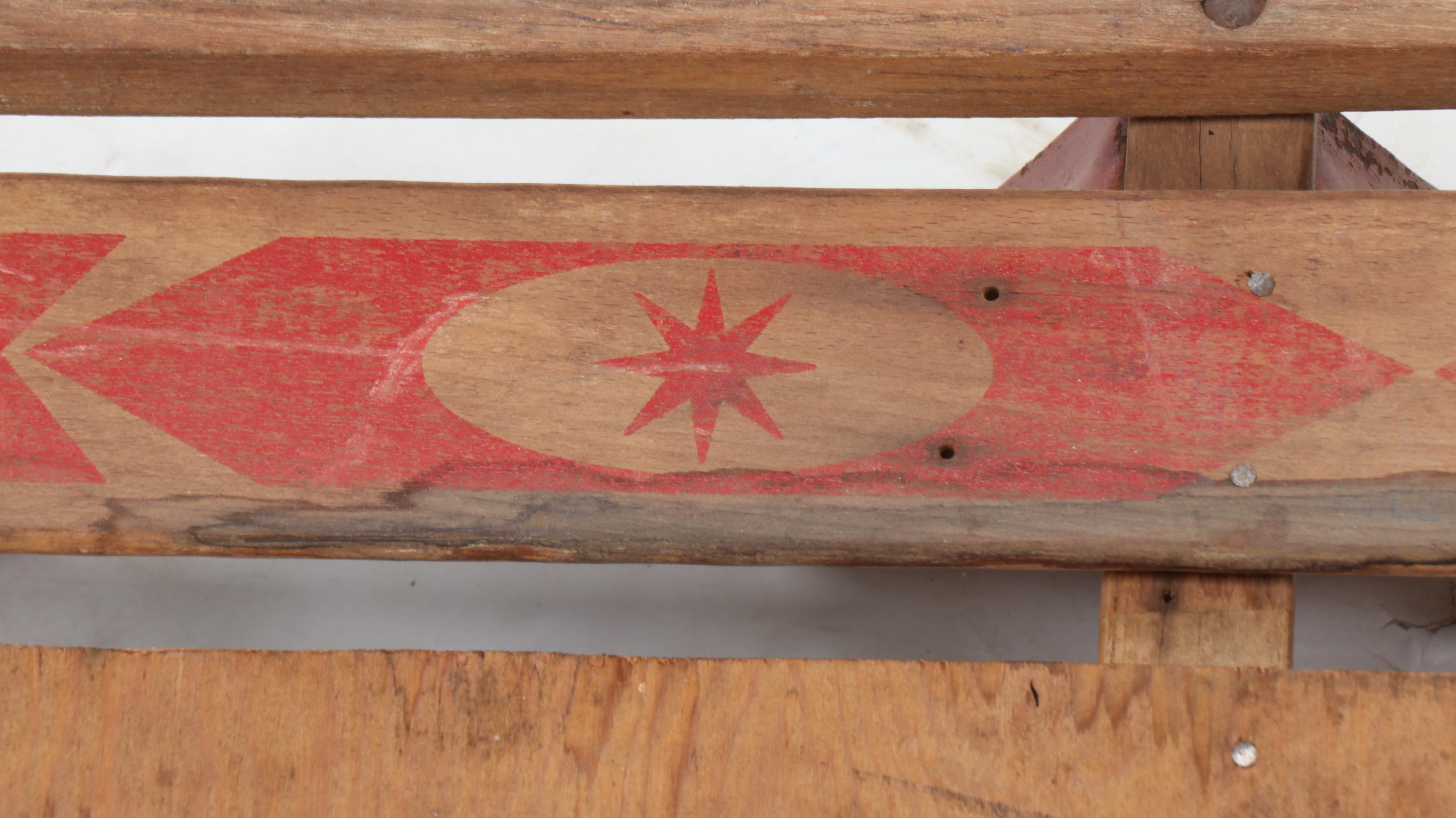 Royal Racer, Kalamazoo Champion F-50 and True Temper Sno Surfer Runner Sleds