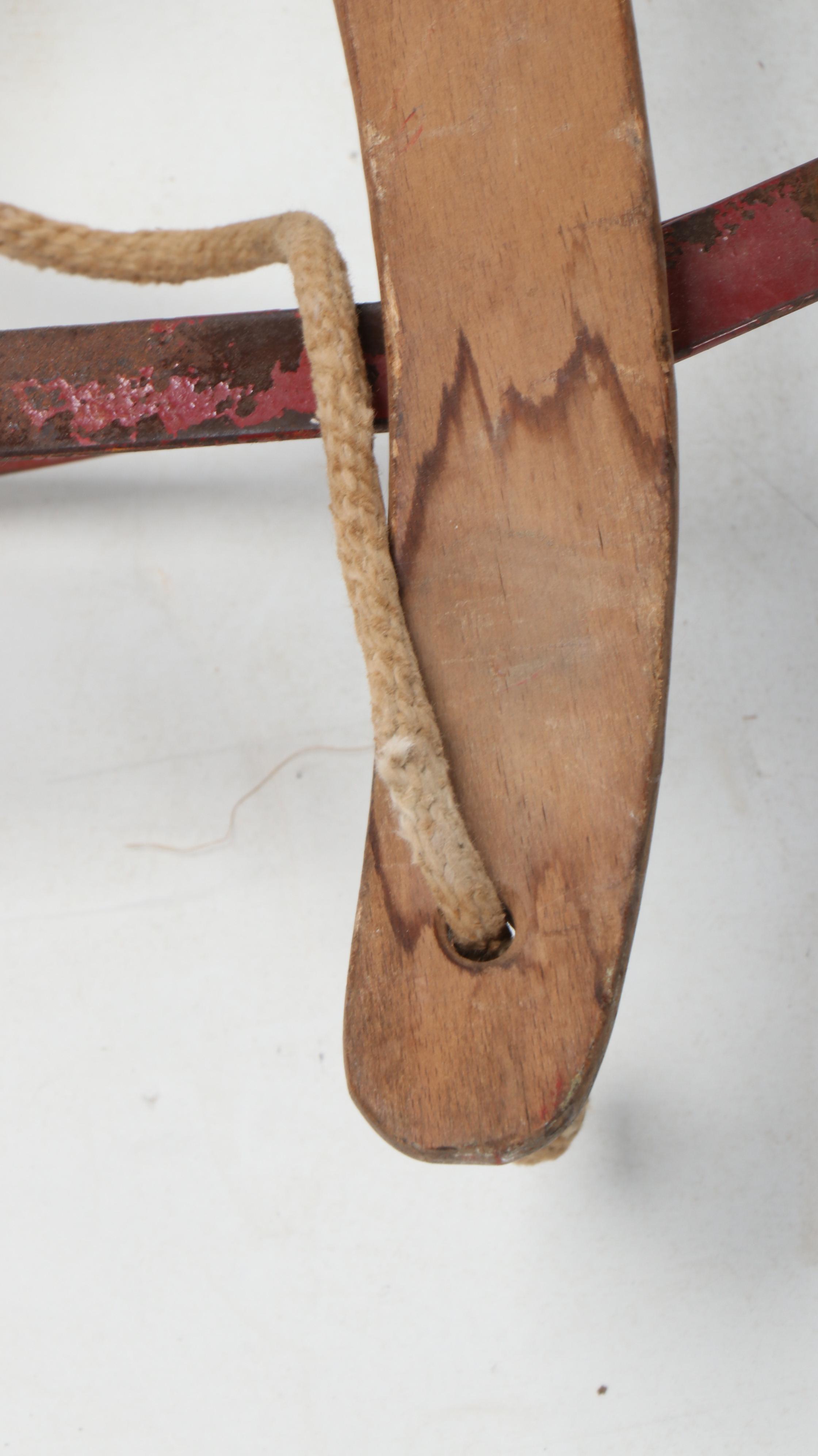 Royal Racer, Kalamazoo Champion F-50 and True Temper Sno Surfer Runner Sleds