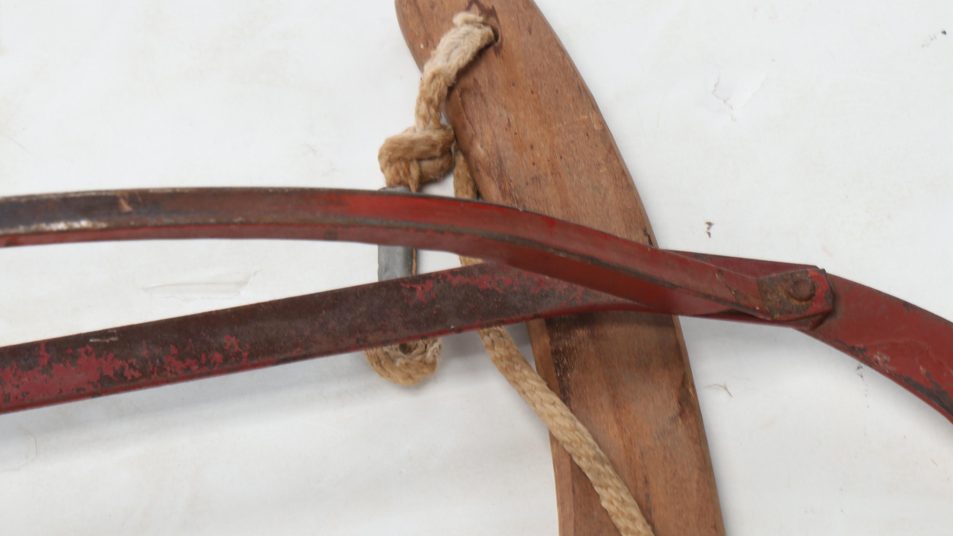 Royal Racer, Kalamazoo Champion F-50 and True Temper Sno Surfer Runner Sleds