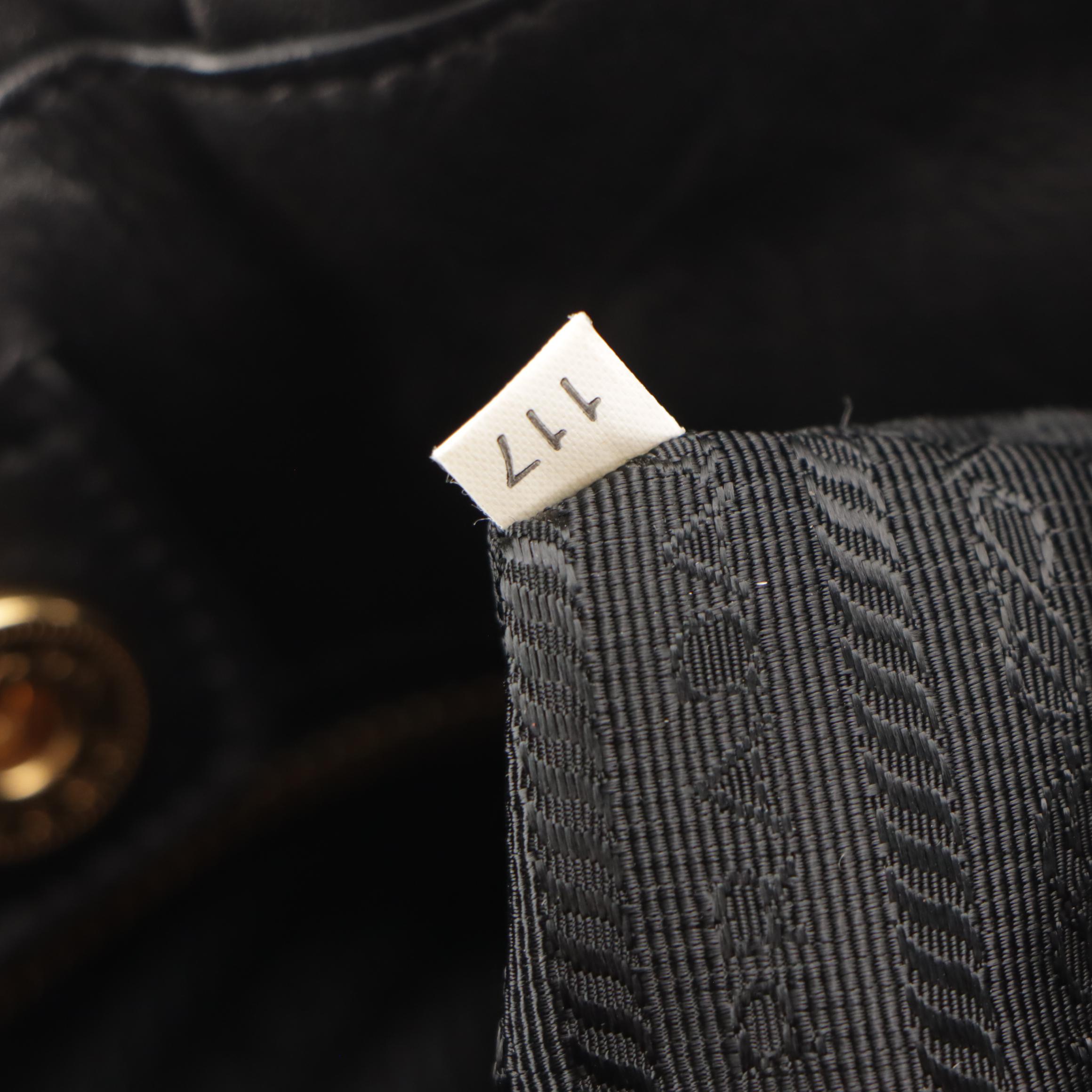 Prada Black Leather Two-Way Bag