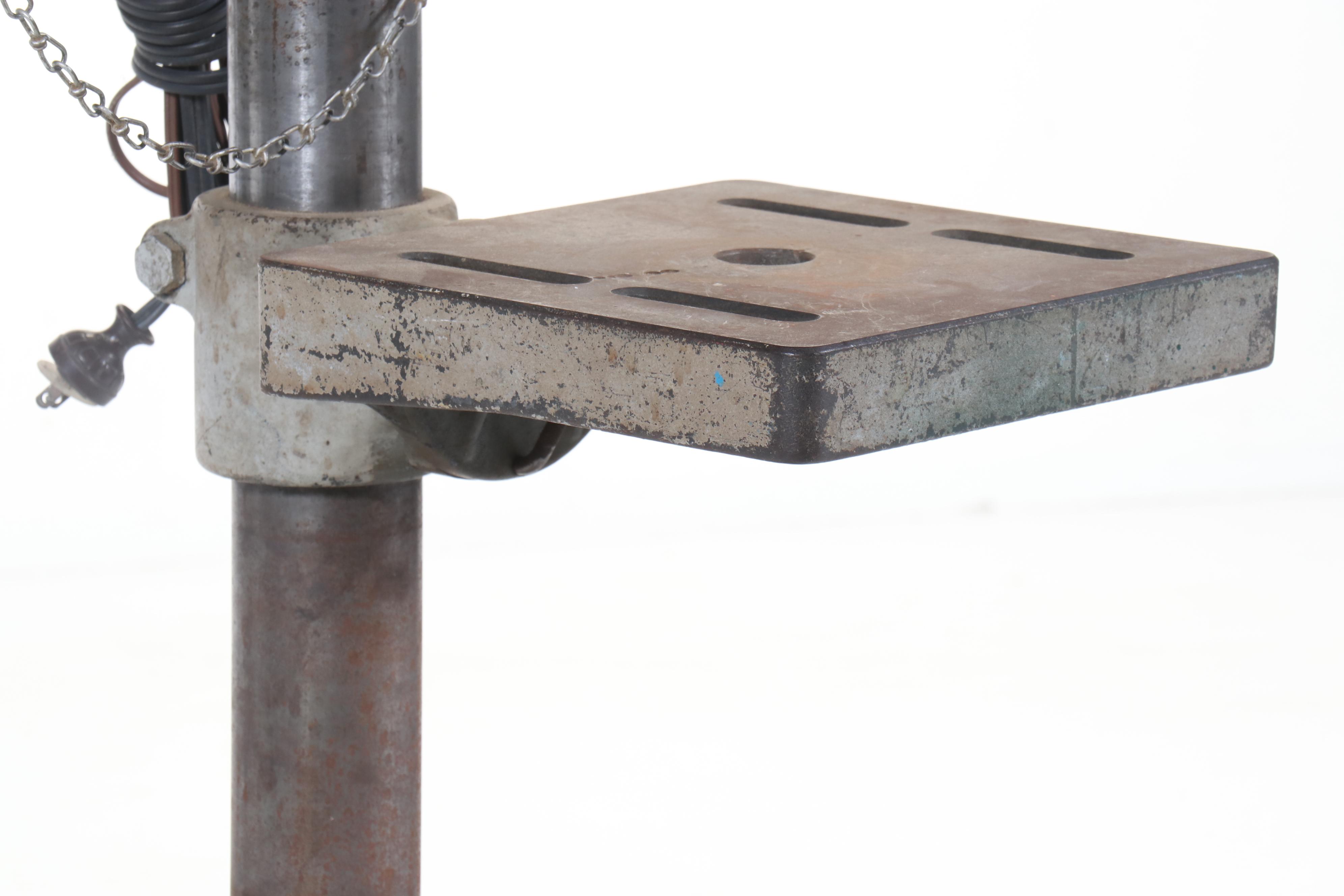 Delta Standing Drill Press on Casters with Drill Bits