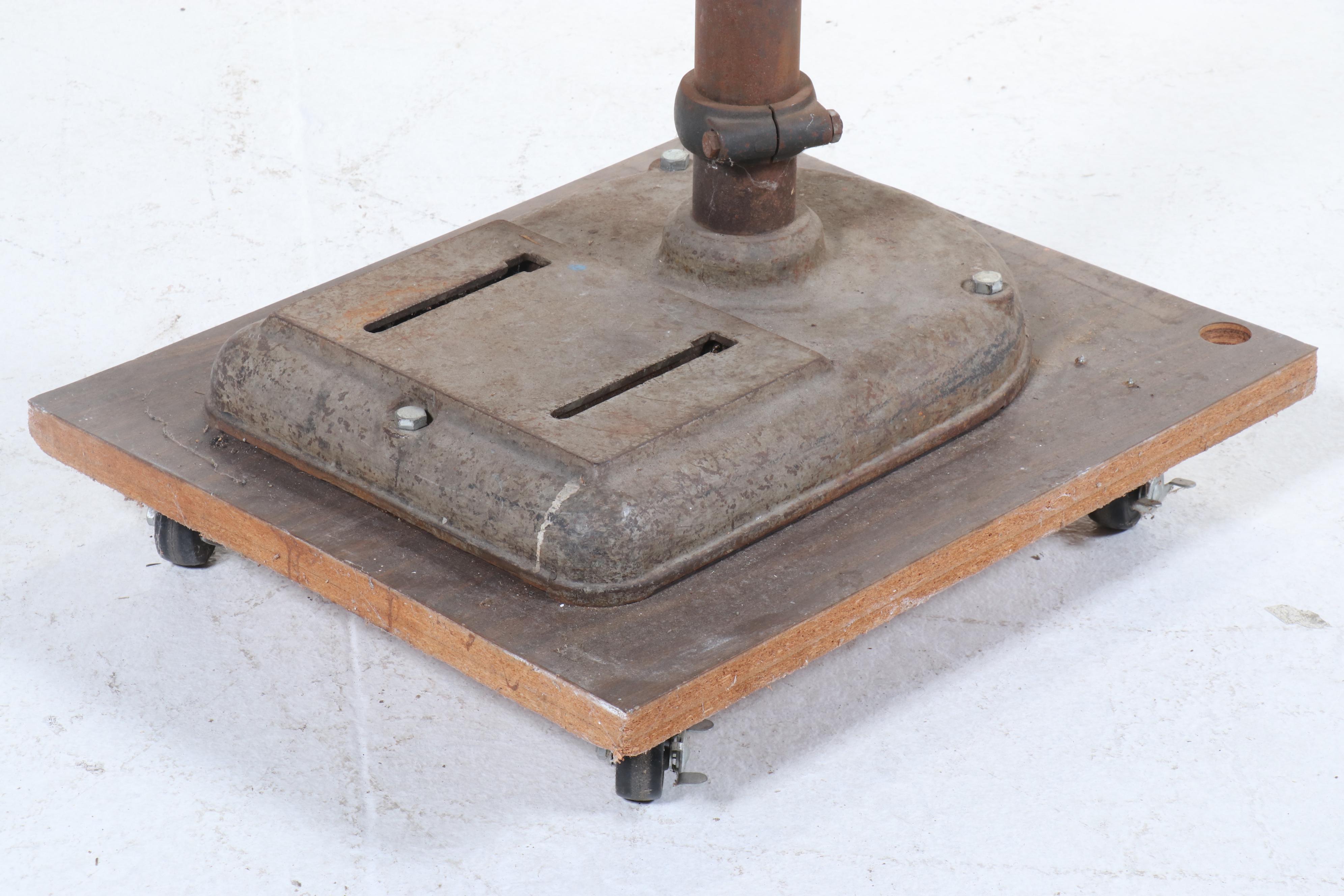 Delta Standing Drill Press on Casters with Drill Bits