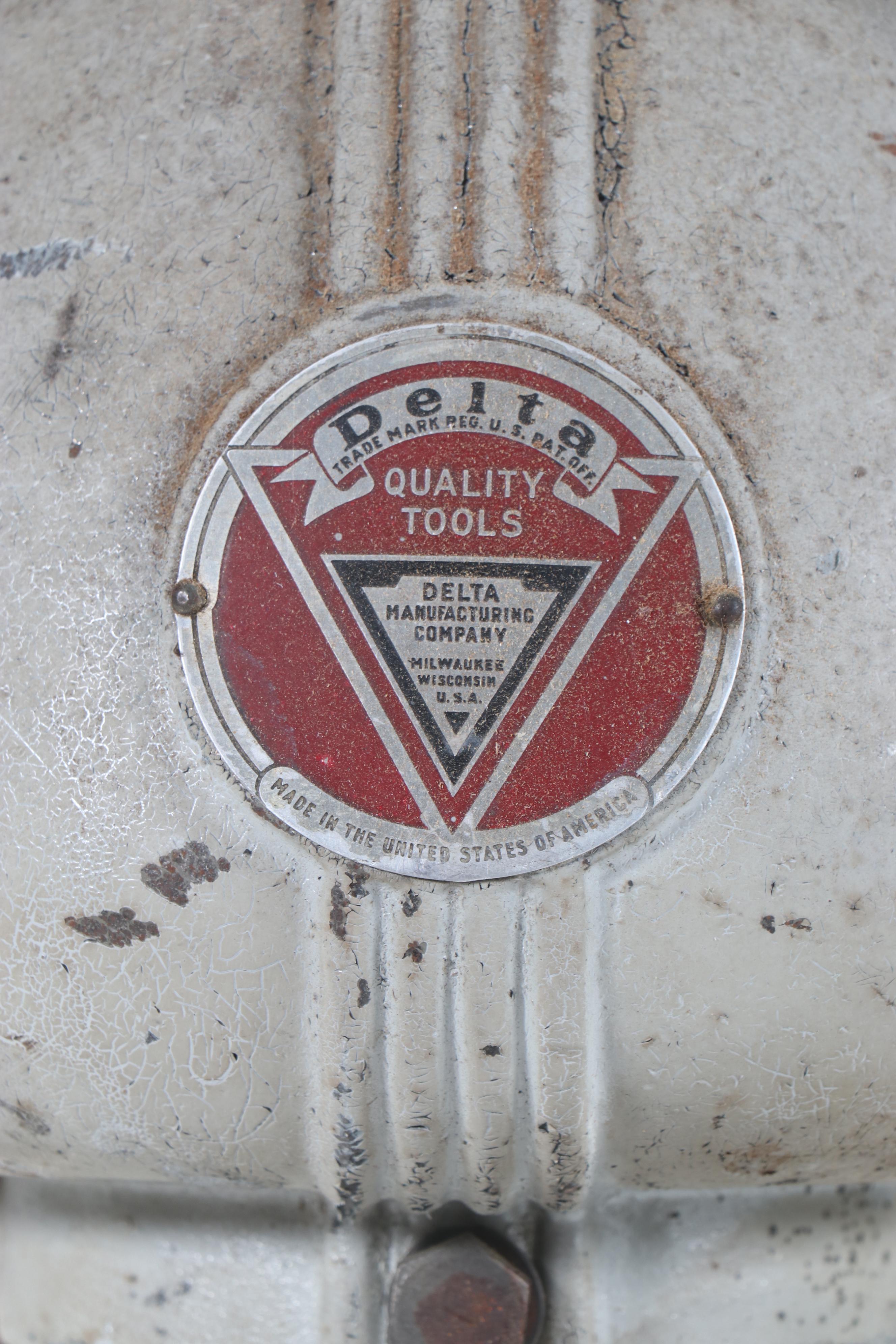 Delta Standing Drill Press on Casters with Drill Bits