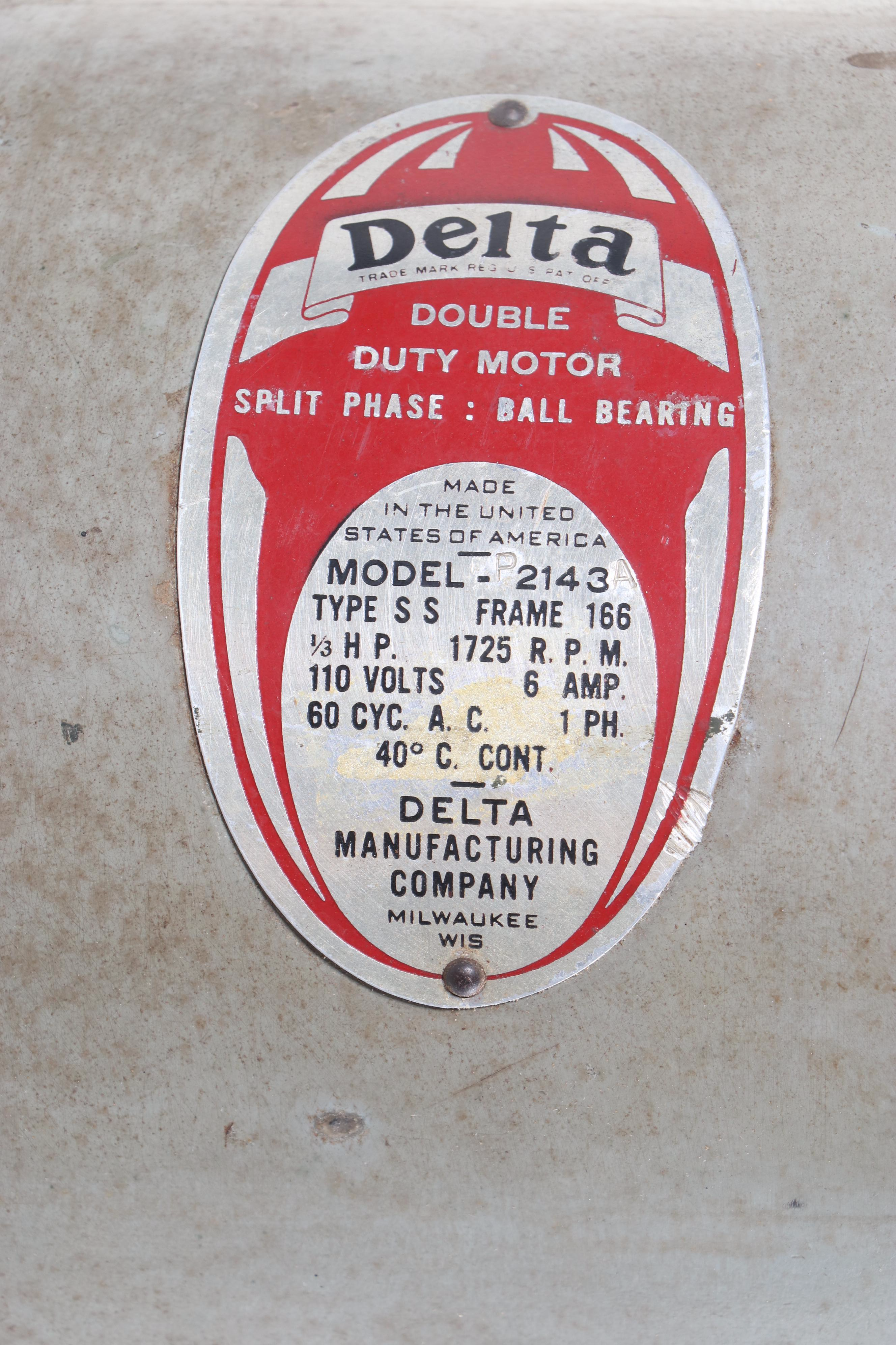 Delta Standing Drill Press on Casters with Drill Bits