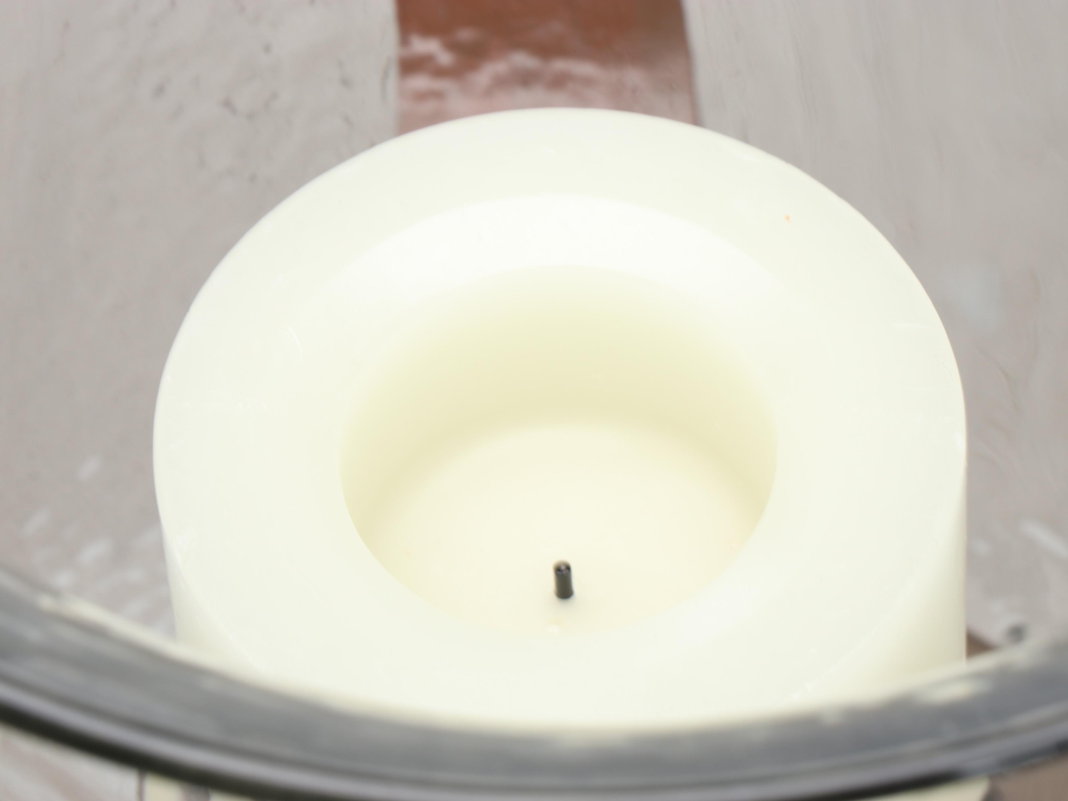 Kalalou Scrolled Metal and Glass Tripod Floor Pillar Candle Holder