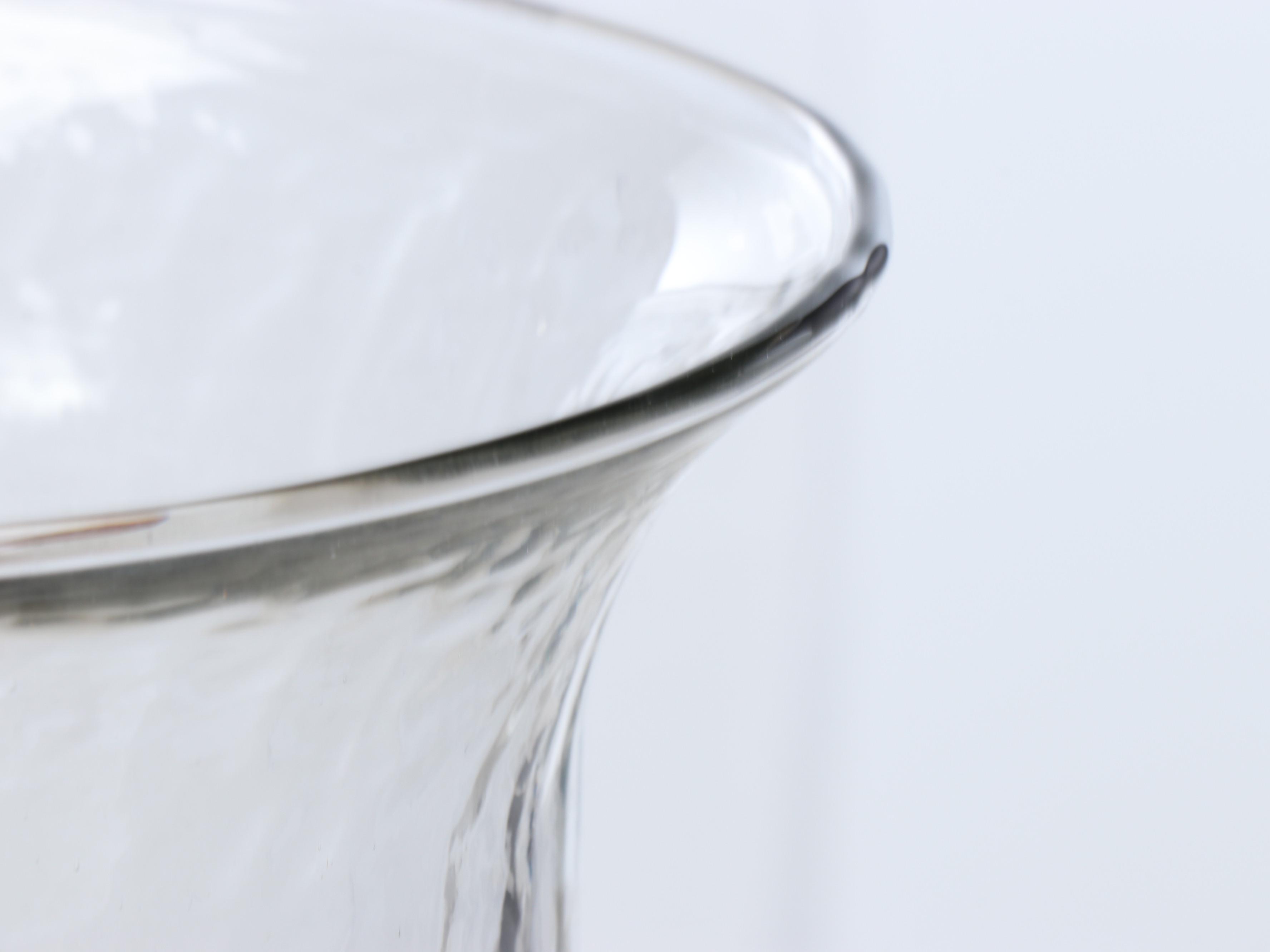 Kalalou Scrolled Metal and Glass Tripod Floor Pillar Candle Holder