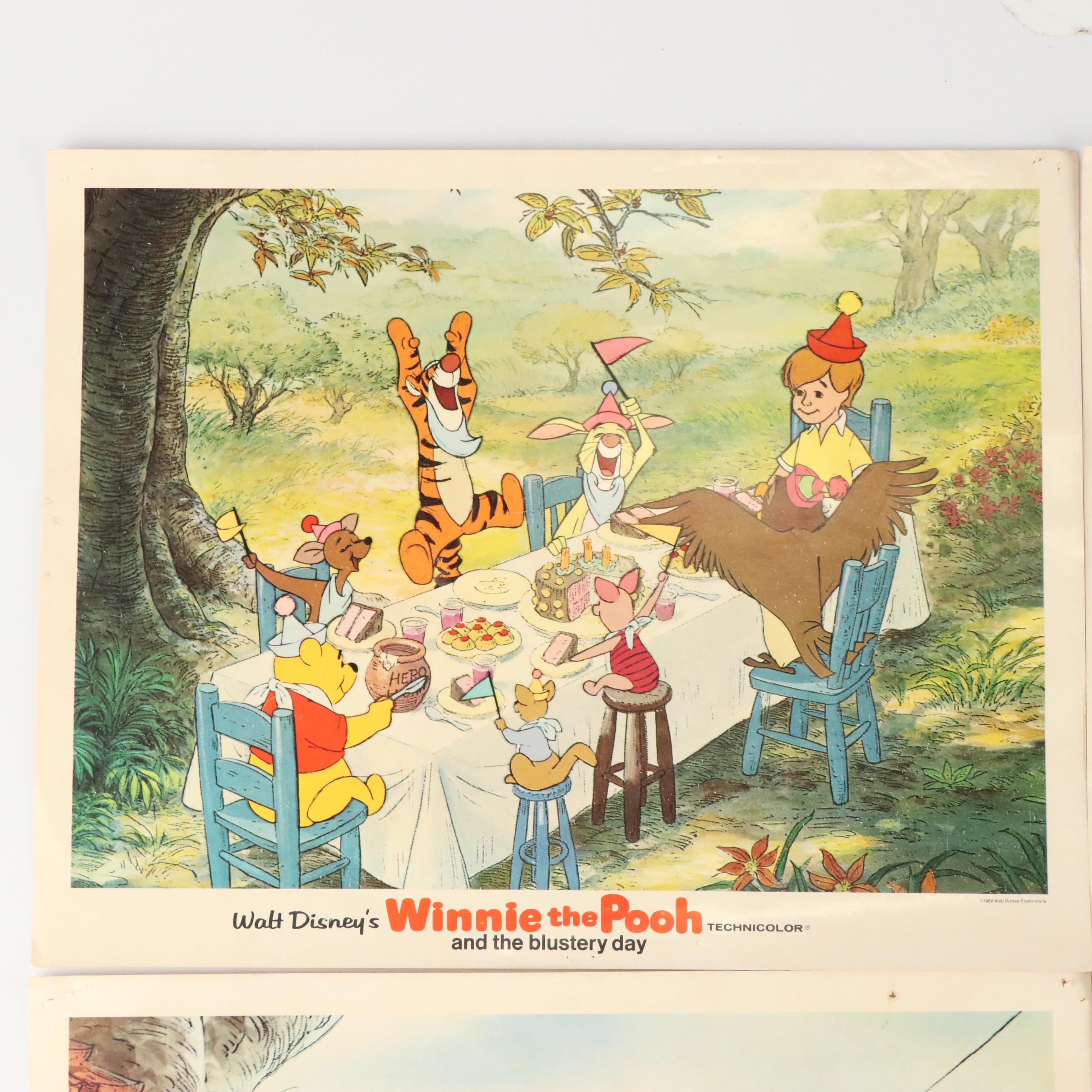 Disney "Winnie the Pooh and the Blustery Day" Offset Lithograph Stills